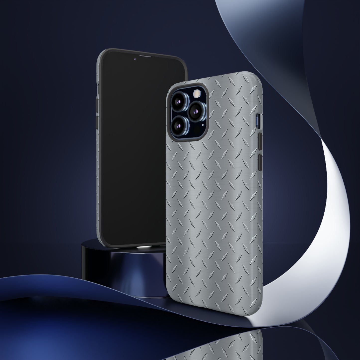 Diamond Plate Inspired Tough Phone Cases