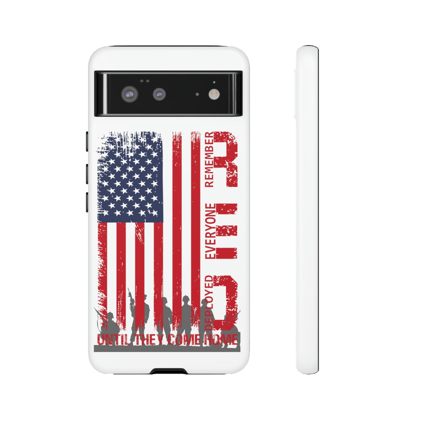 R.E.D. Until They Come Home US Flag Military -Tough Phone Cases