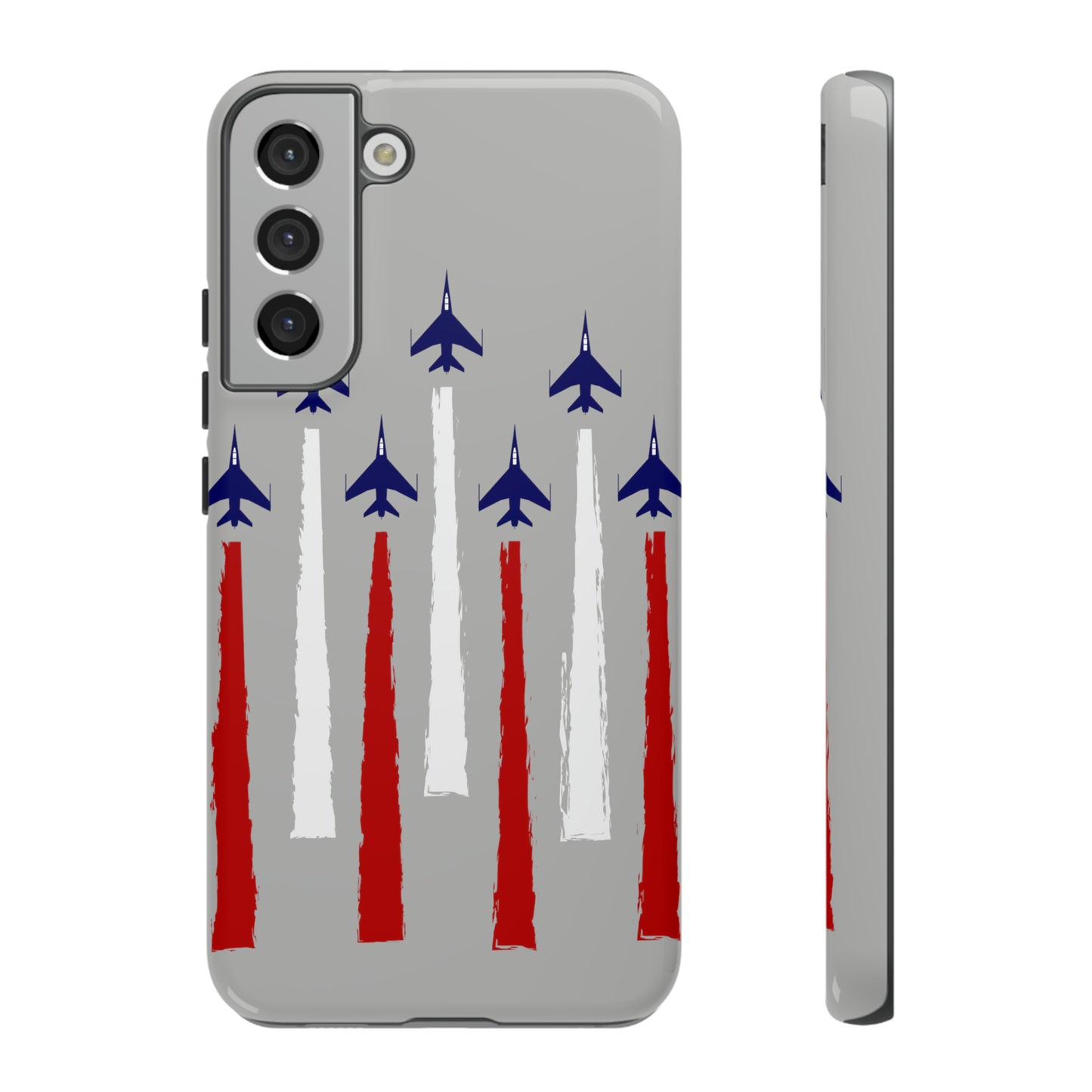 Red, White, & Blue US Jets Tough Phone Cases