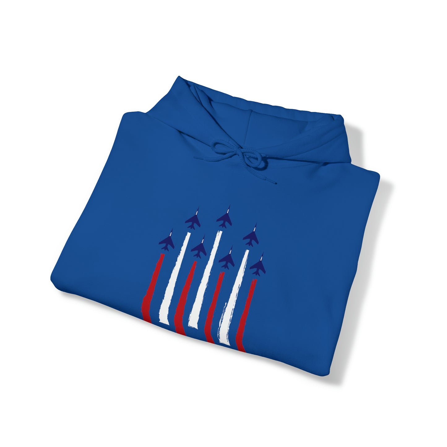 Military Jets Red/White/Blue Unisex Heavy Blend™ Hooded Sweatshirt
