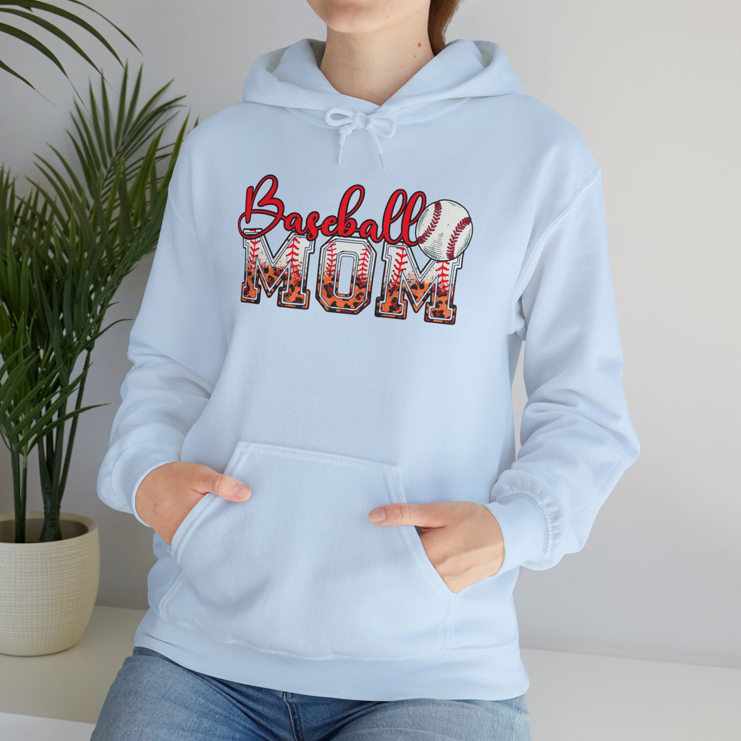 Baseball Mom Unisex Heavy Blend™ Hooded Sweatshirt
