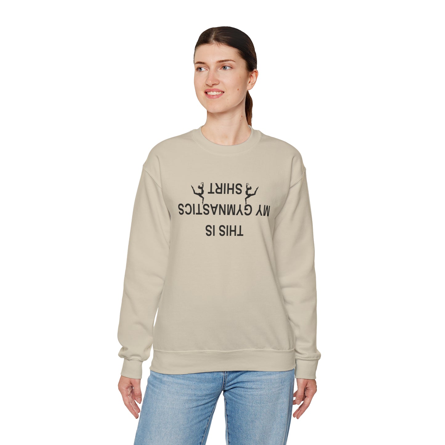 This is My Gymnastics Shirt (upside down) Unisex Heavy Blend™ Crewneck Sweatshirt