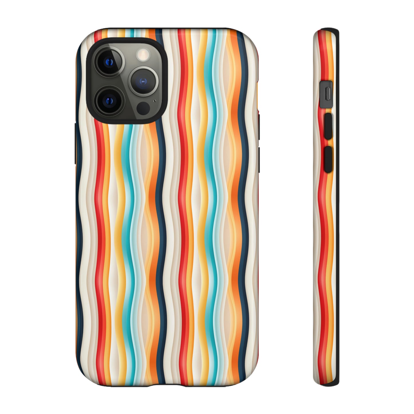 Color Wave Fusion Tough Phone Cases