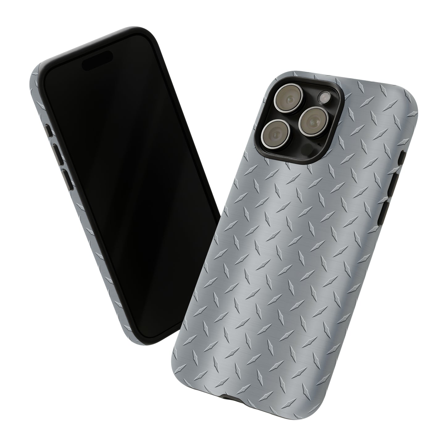 Diamond Plate Inspired Tough Phone Cases