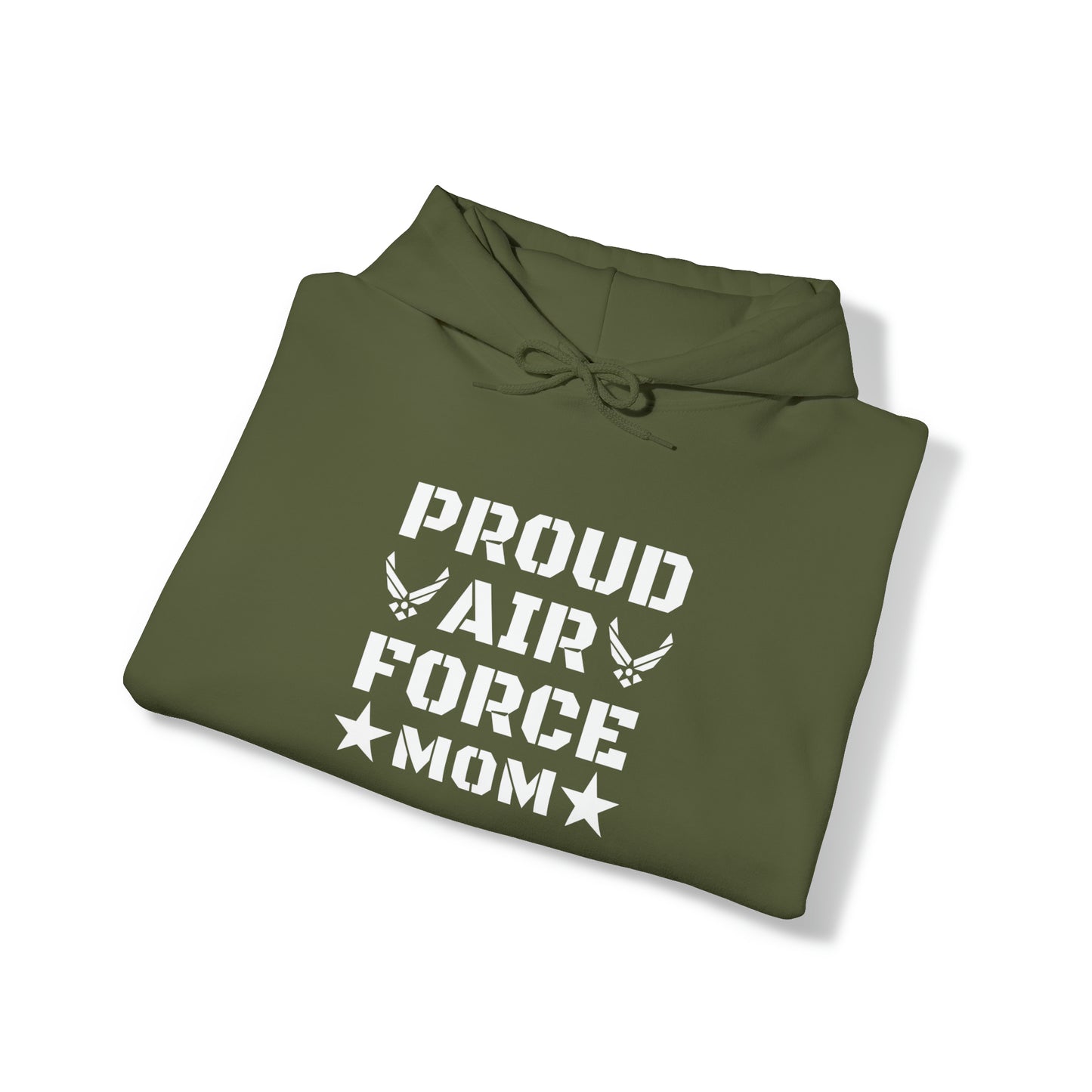 Proud Air Force MOM Unisex Heavy Blend™ Hooded Sweatshirt