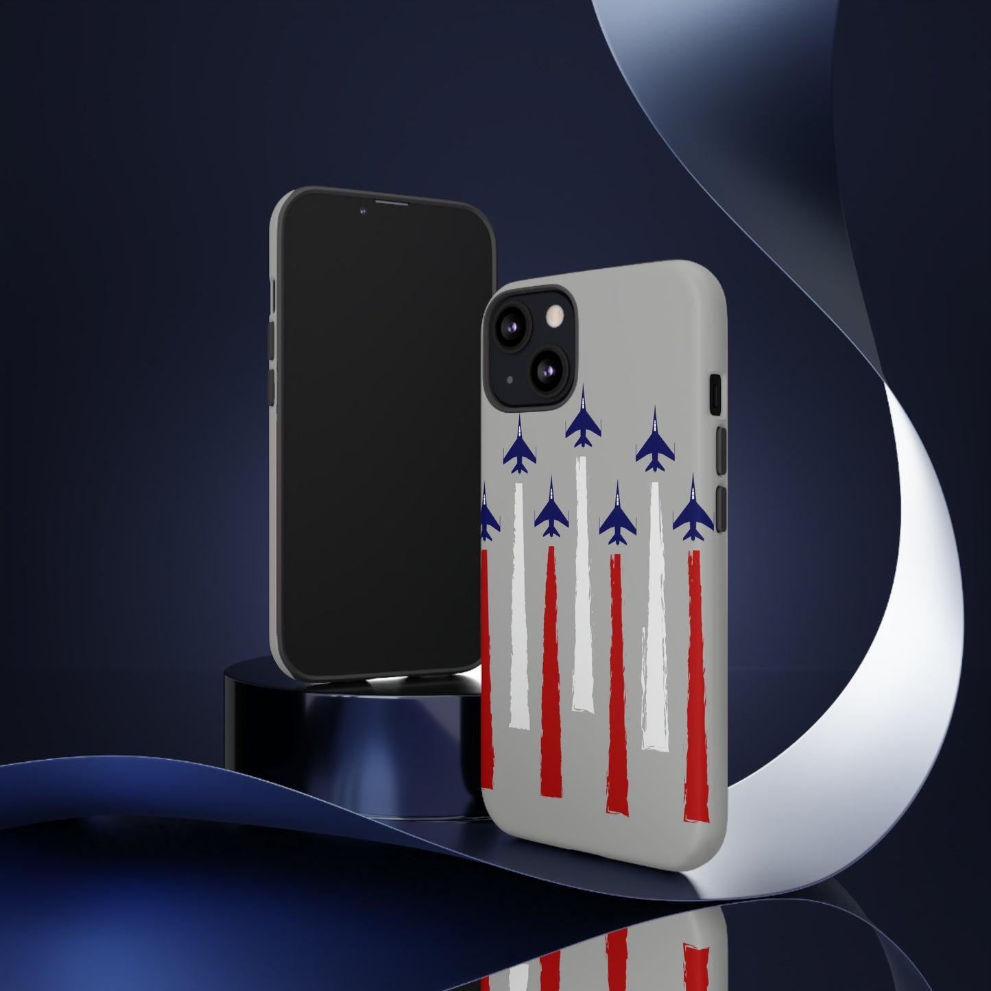 Red, White, & Blue US Jets Tough Phone Cases