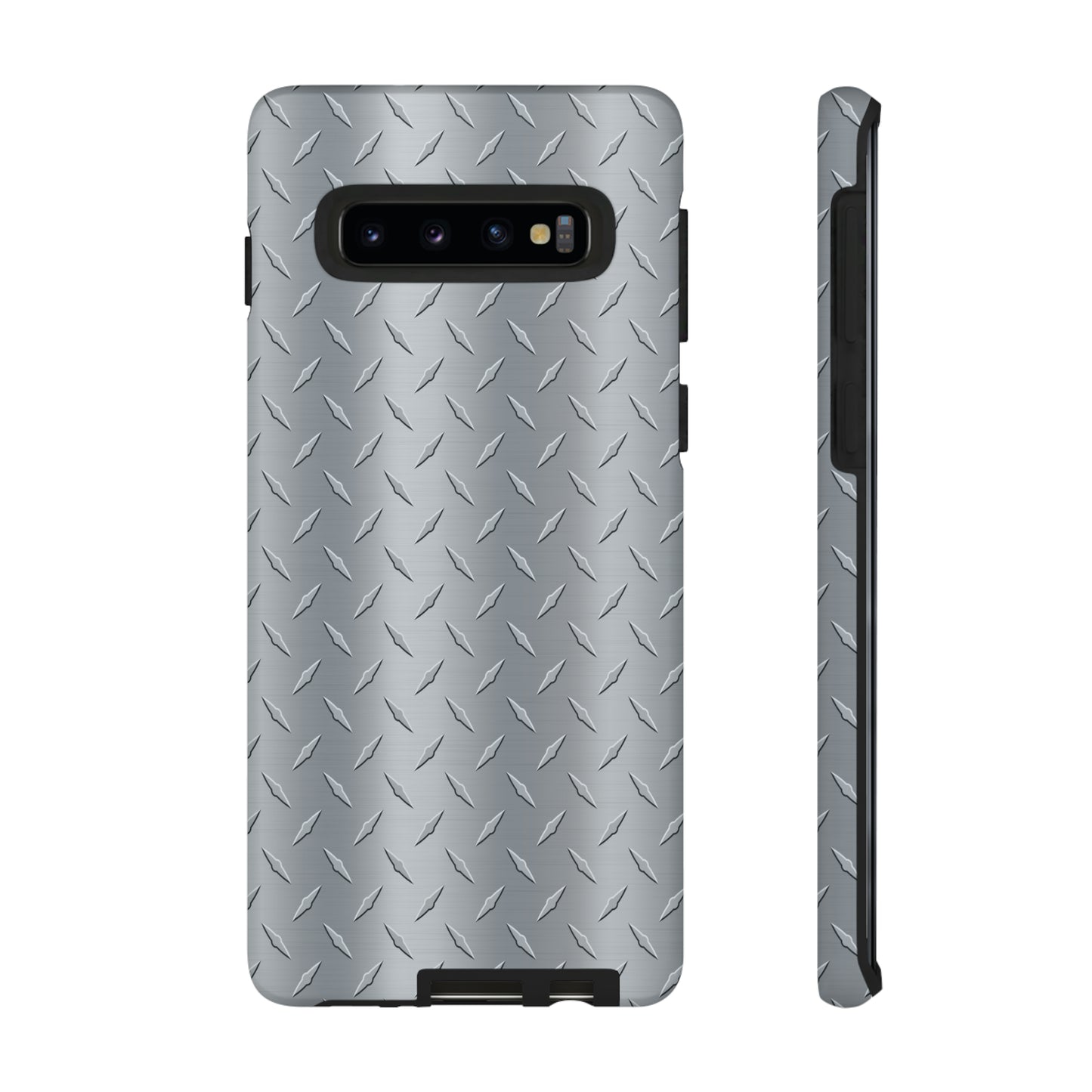 Diamond Plate Inspired Tough Phone Cases