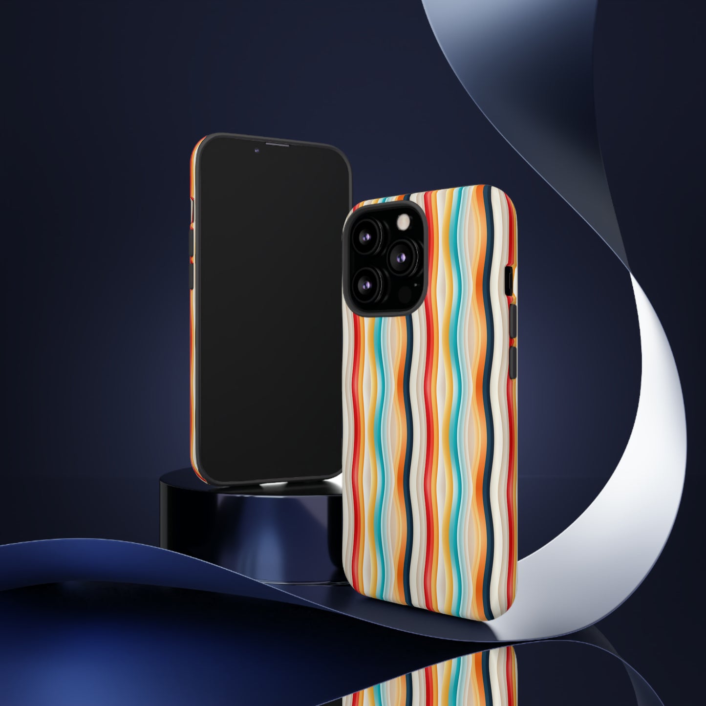 Color Wave Fusion Tough Phone Cases