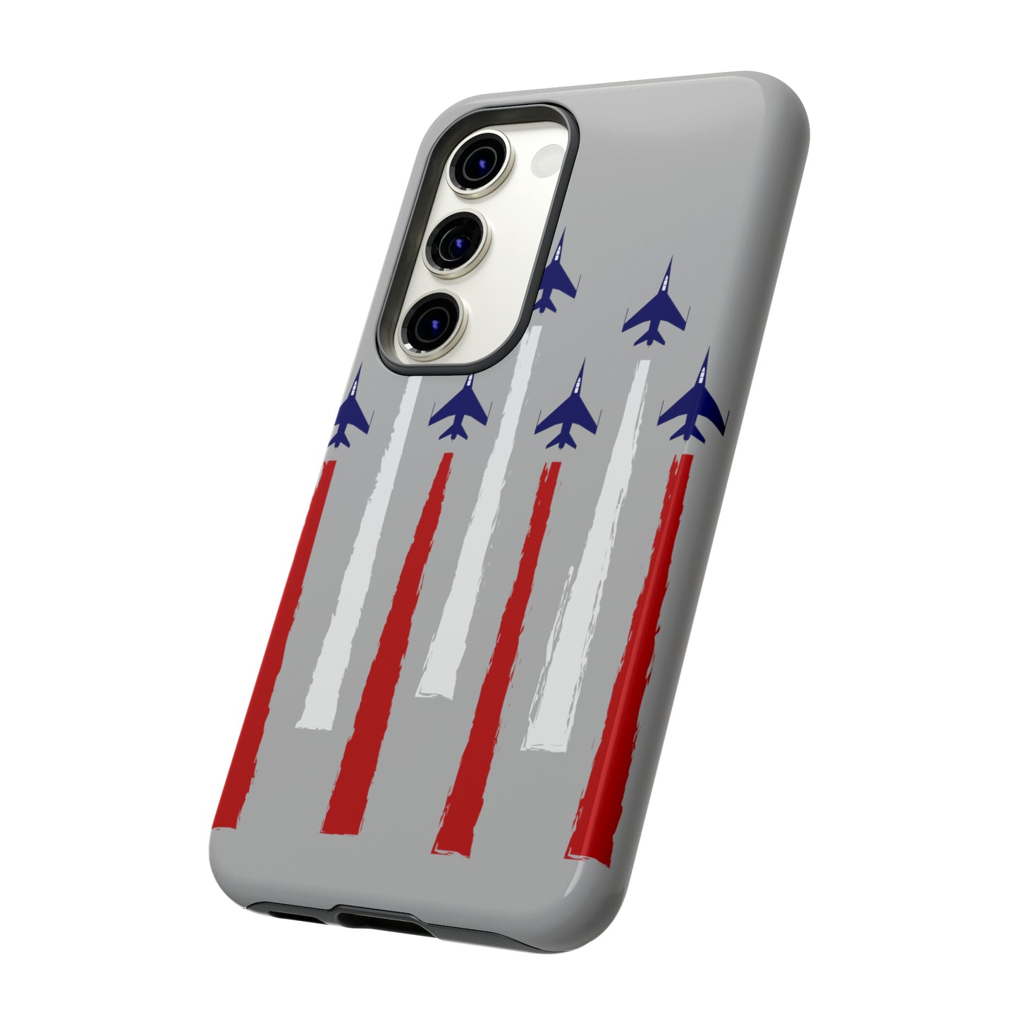 Red, White, & Blue US Jets Tough Phone Cases