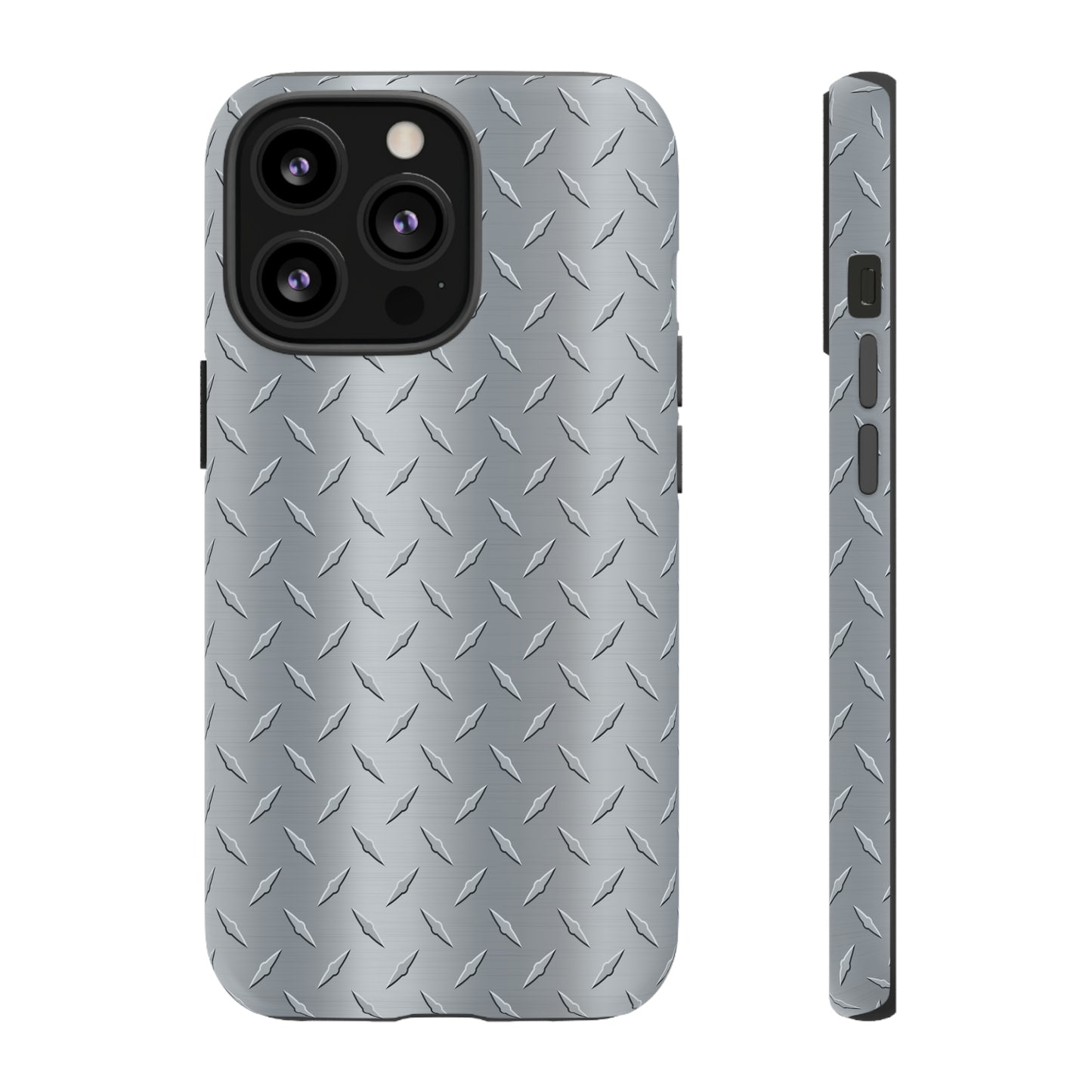 Diamond Plate Inspired Tough Phone Cases