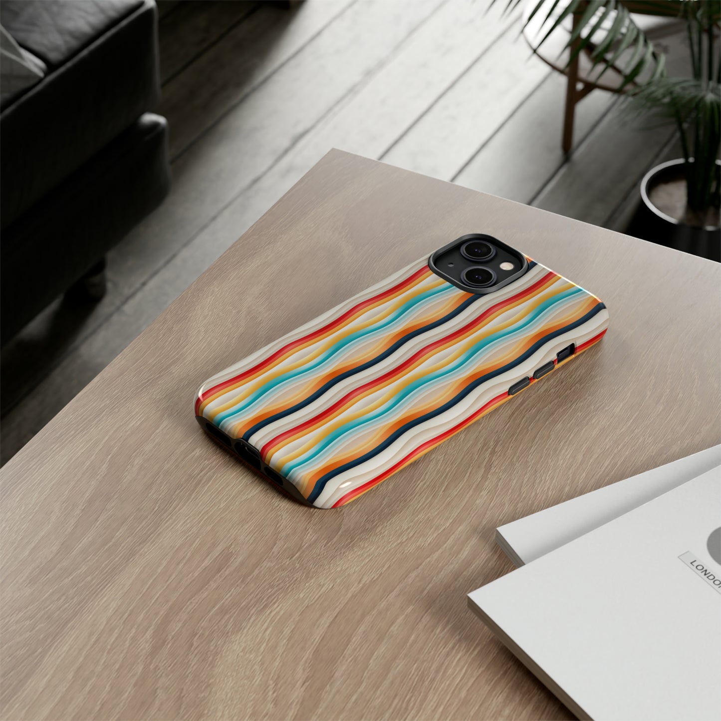 Color Wave Fusion Tough Phone Cases