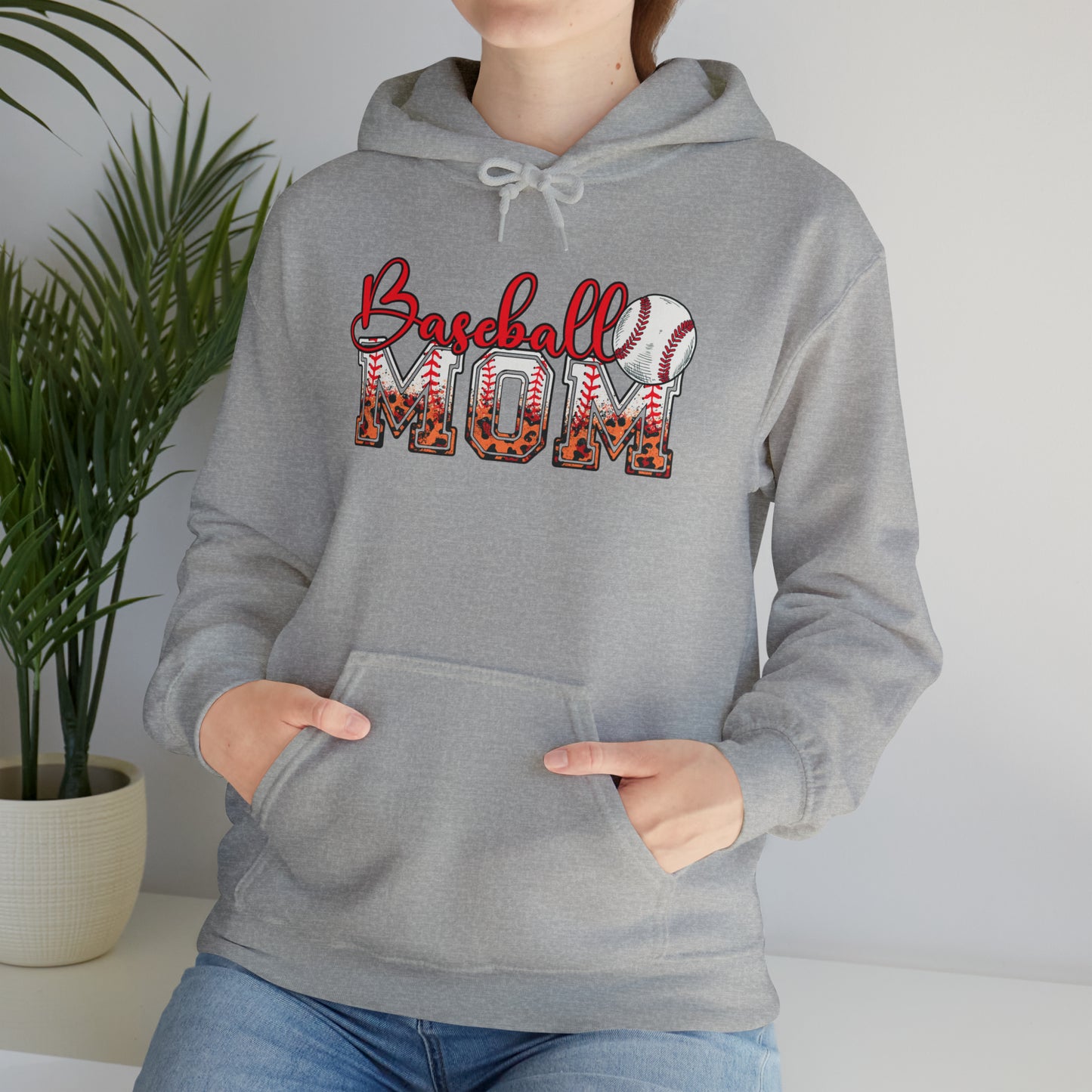 Baseball Mom Unisex Heavy Blend™ Hooded Sweatshirt