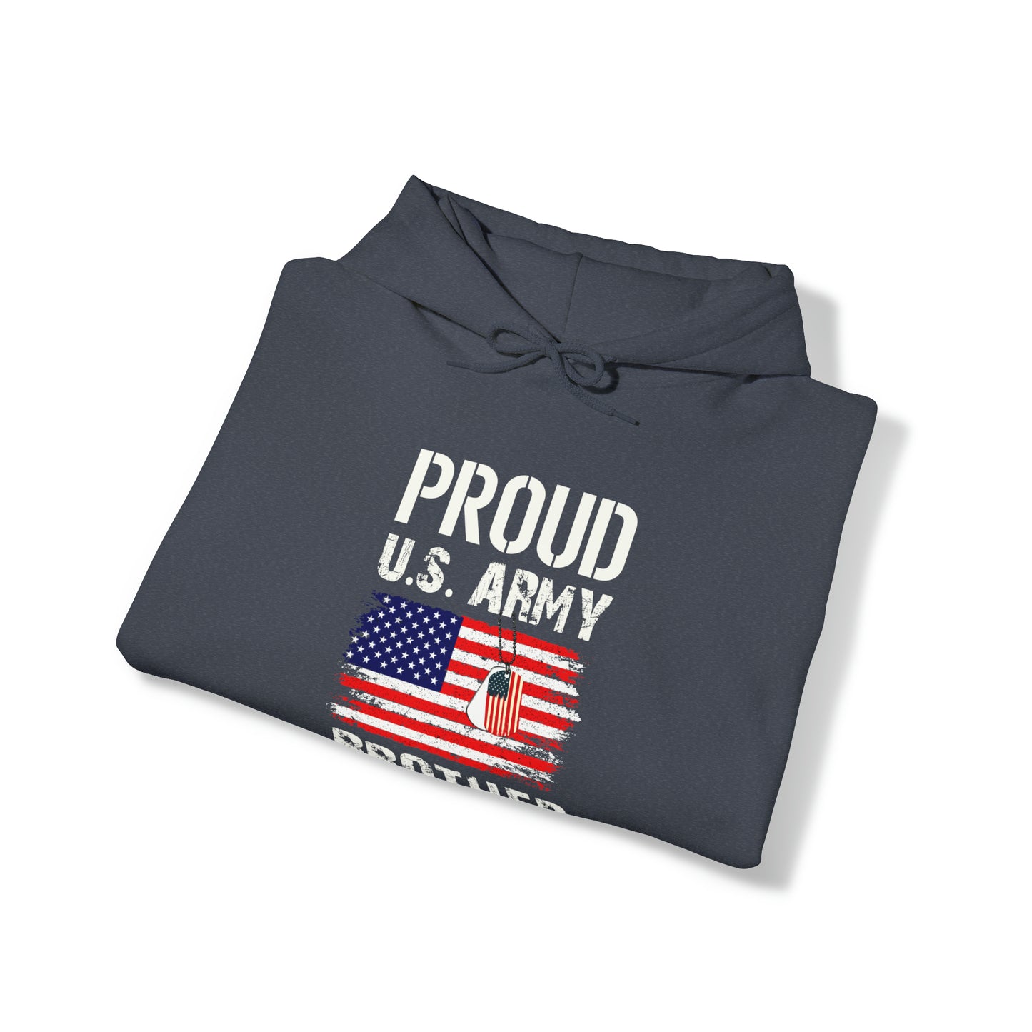 Proud US Army Brother Unisex Heavy Blend™ Hooded Sweatshirt