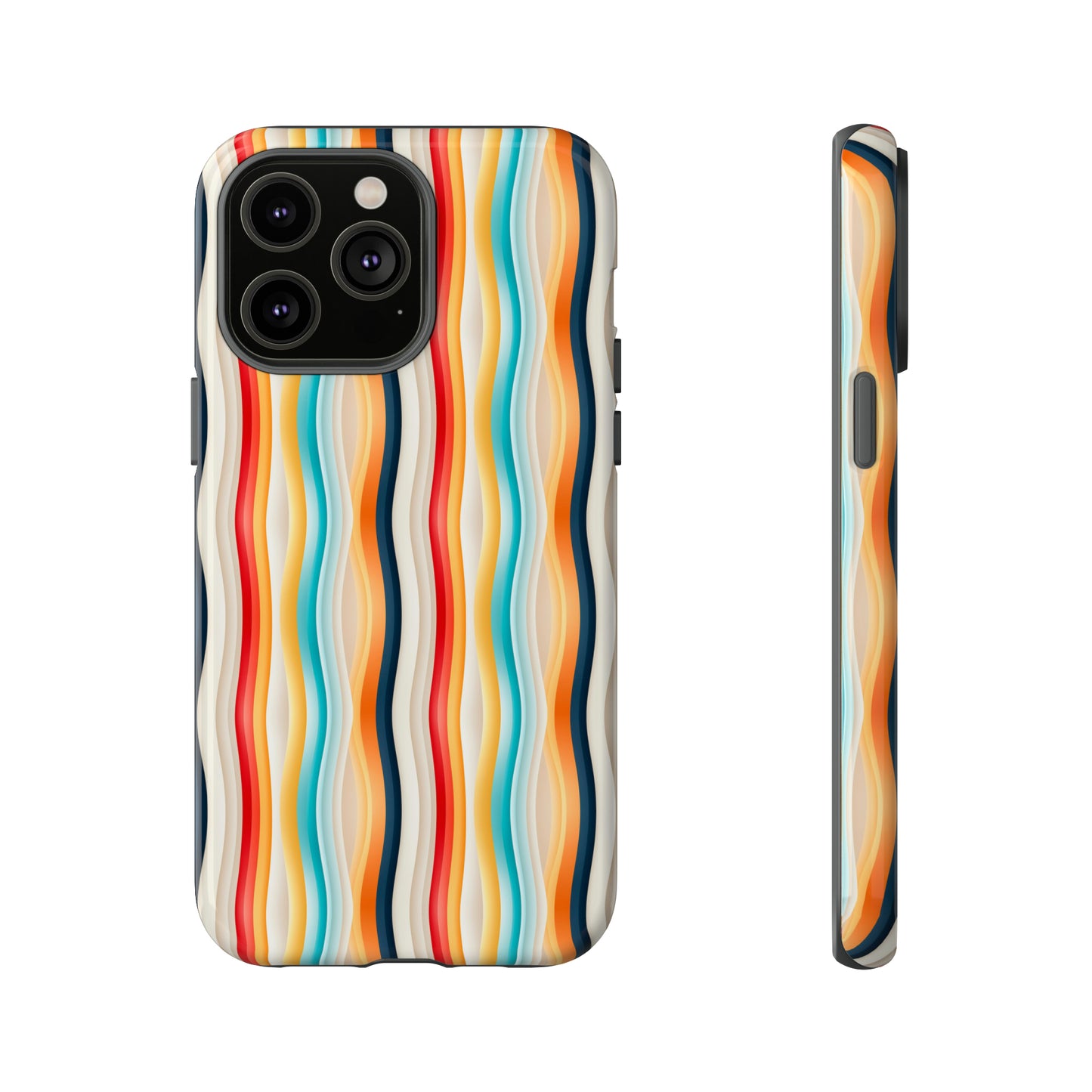 Color Wave Fusion Tough Phone Cases