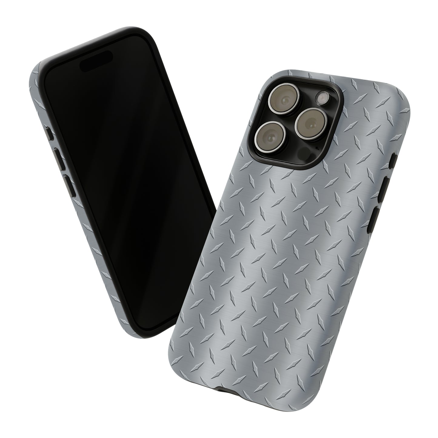 Diamond Plate Inspired Tough Phone Cases