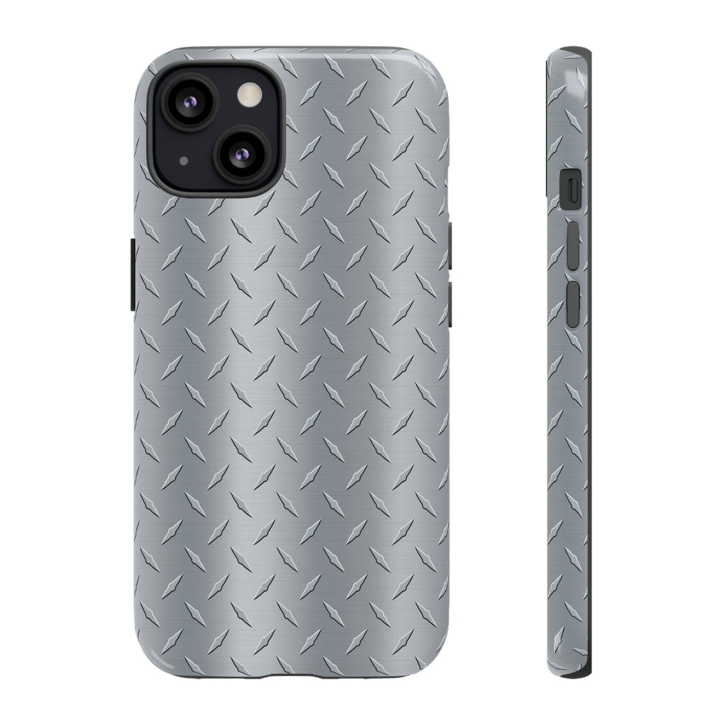 Diamond Plate Inspired Tough Phone Cases