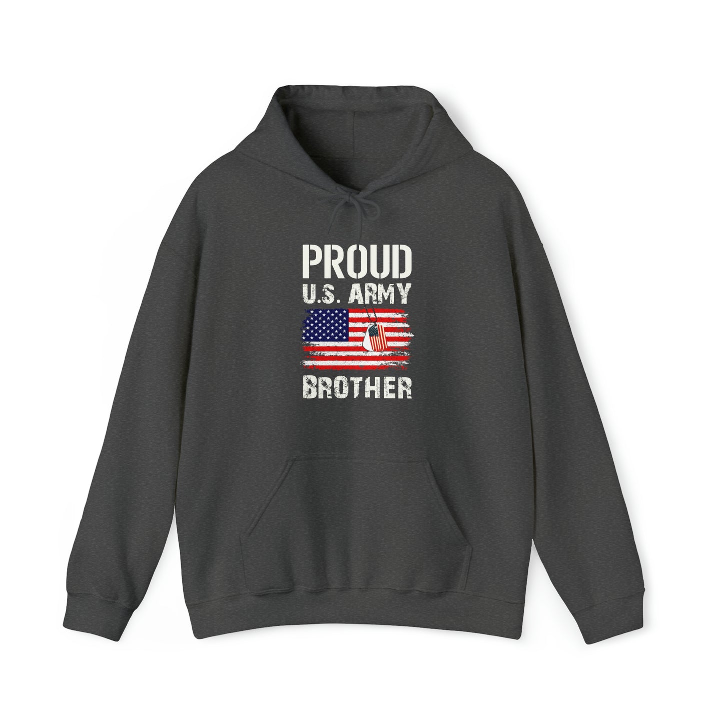 Proud US Army Brother Unisex Heavy Blend™ Hooded Sweatshirt