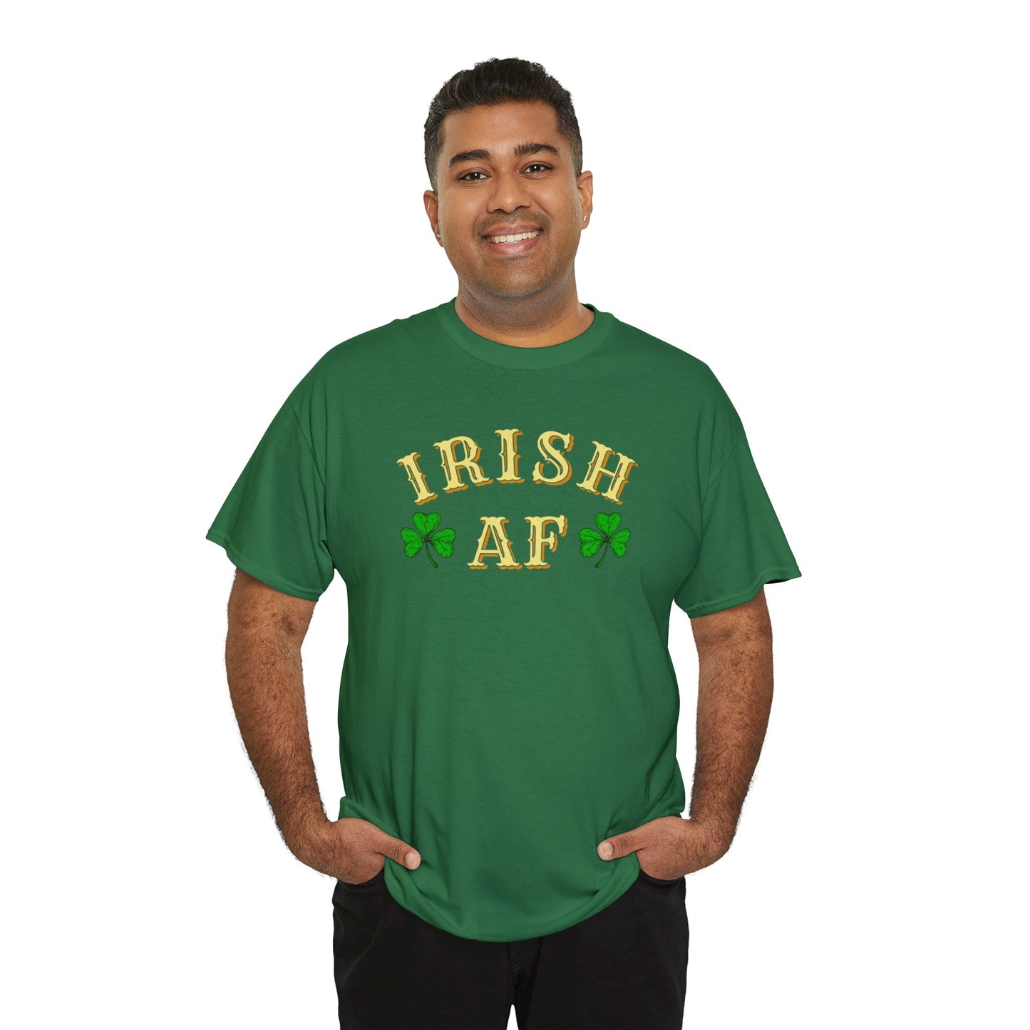 Irish AF St Patricks Day Unisex Heavy Cotton Tee