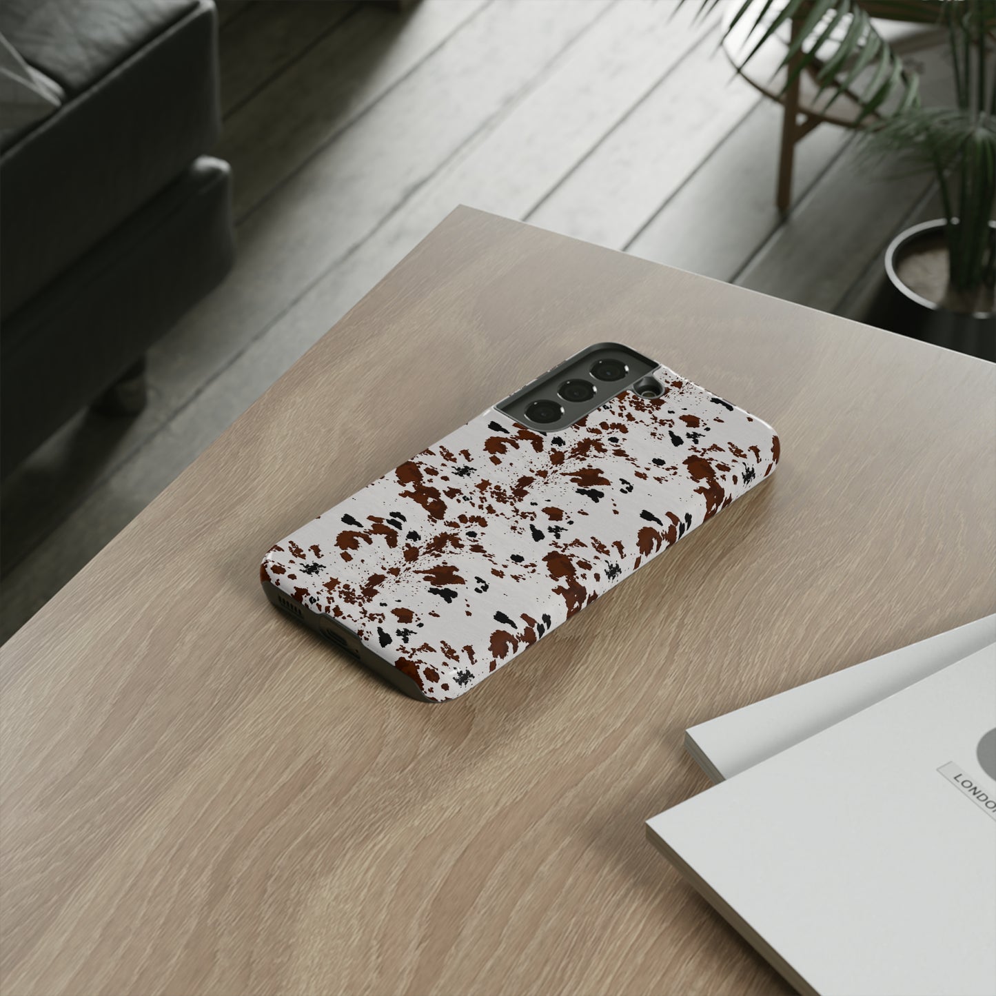 Cowhide Inspired Tough Phone Cases