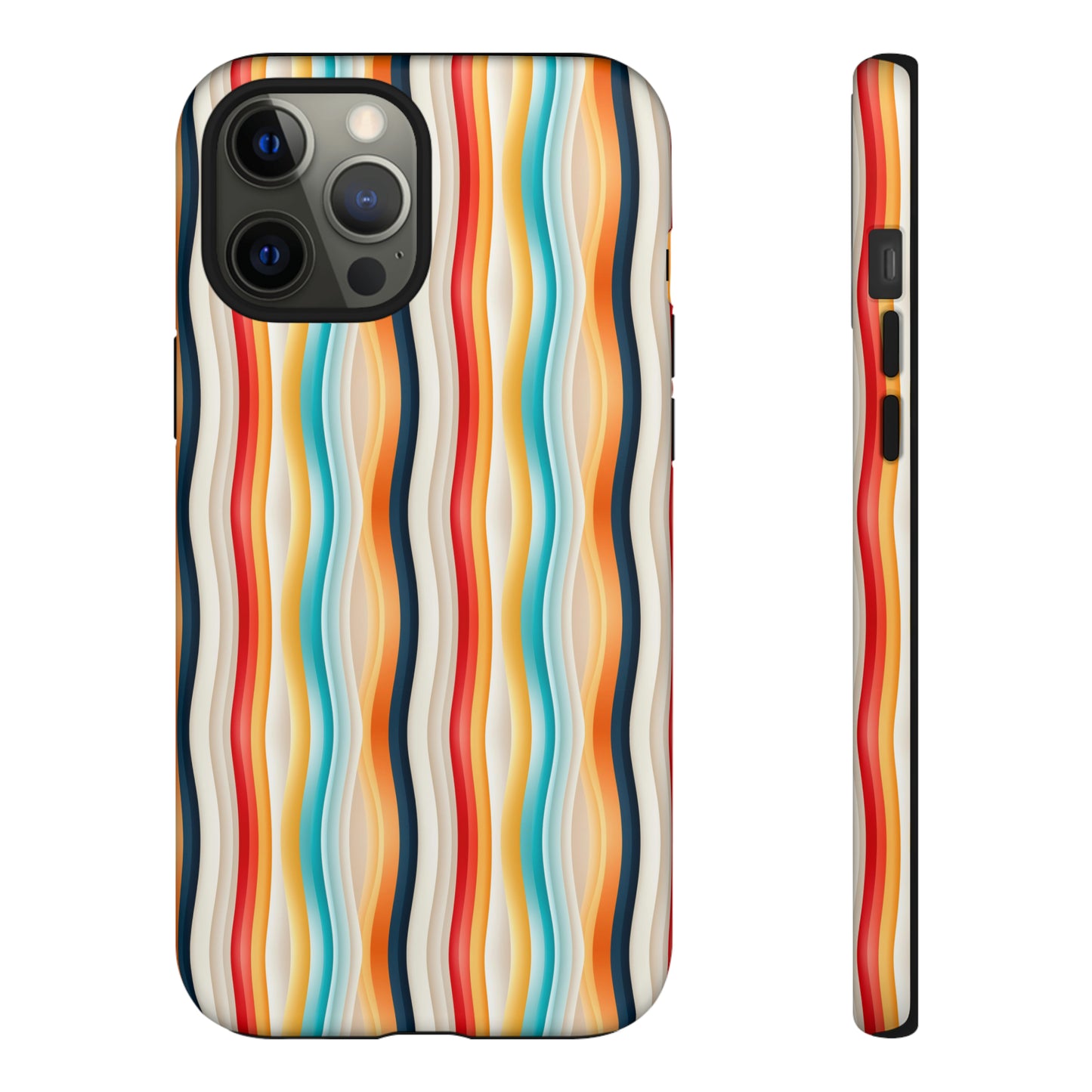 Color Wave Fusion Tough Phone Cases