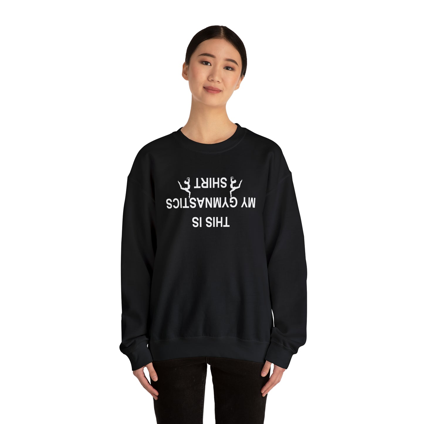This is My Gymnastics Shirt (upside down) Unisex Heavy Blend™ Crewneck Sweatshirt