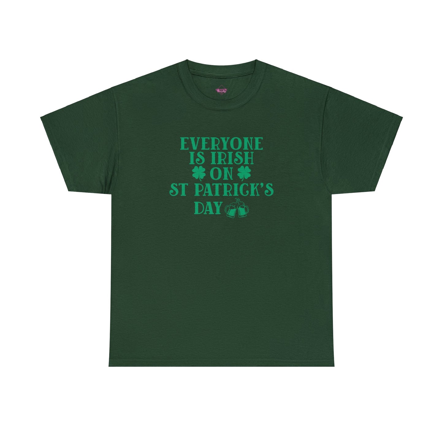 Everyone Is Irish On St Patricks Day Unisex Heavy Cotton Tee