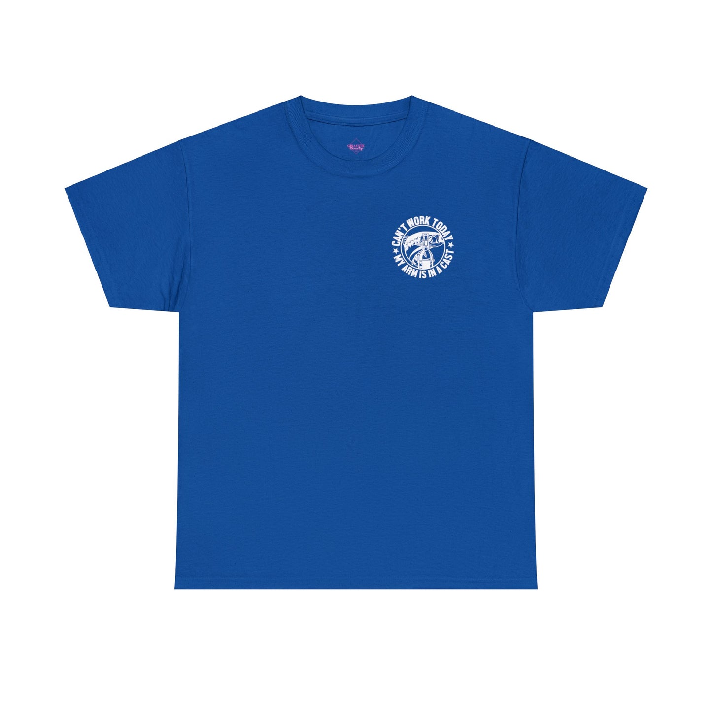 Cant Work Today My Arm Is In A Cast Unisex Heavy Cotton Tee