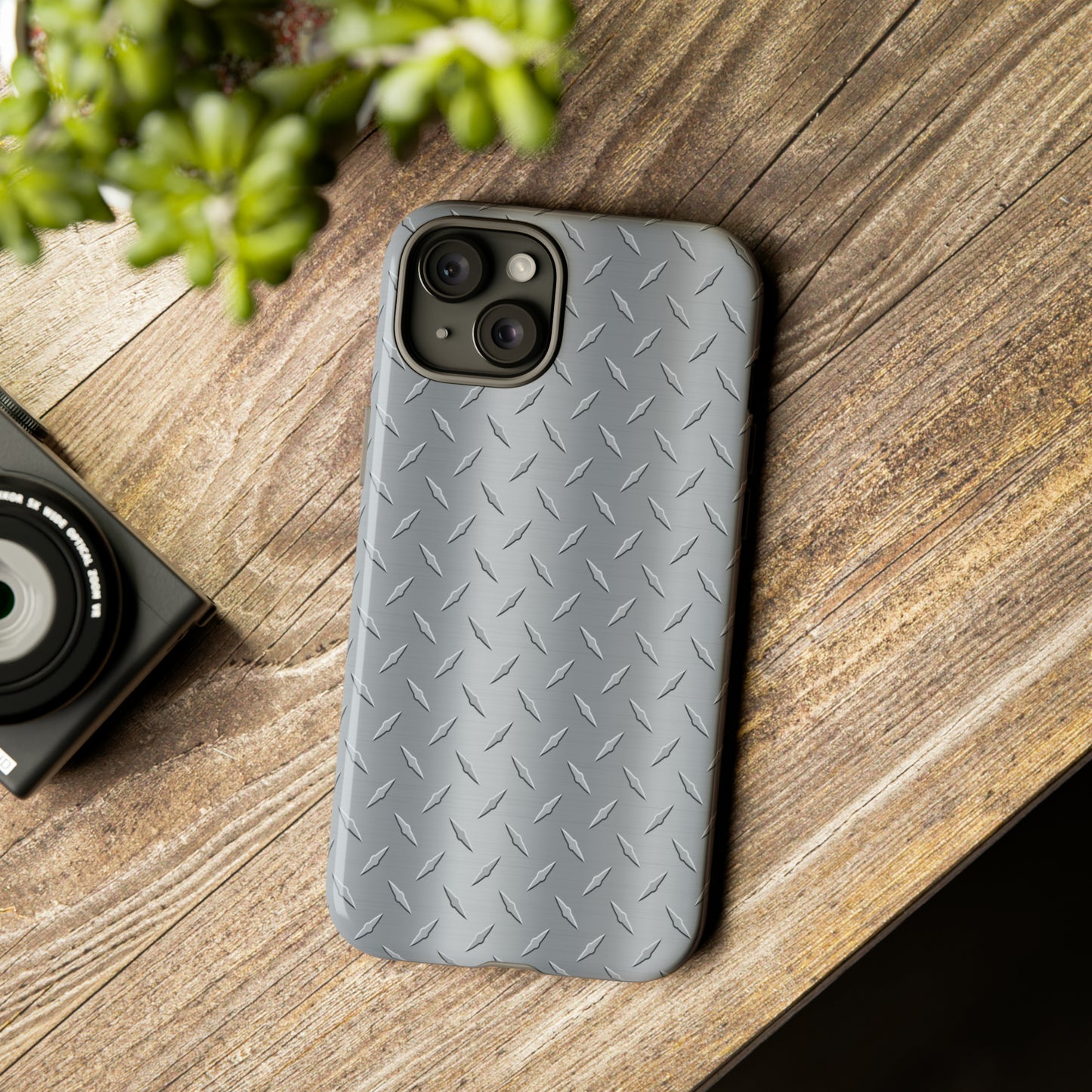 Diamond Plate Inspired Tough Phone Cases