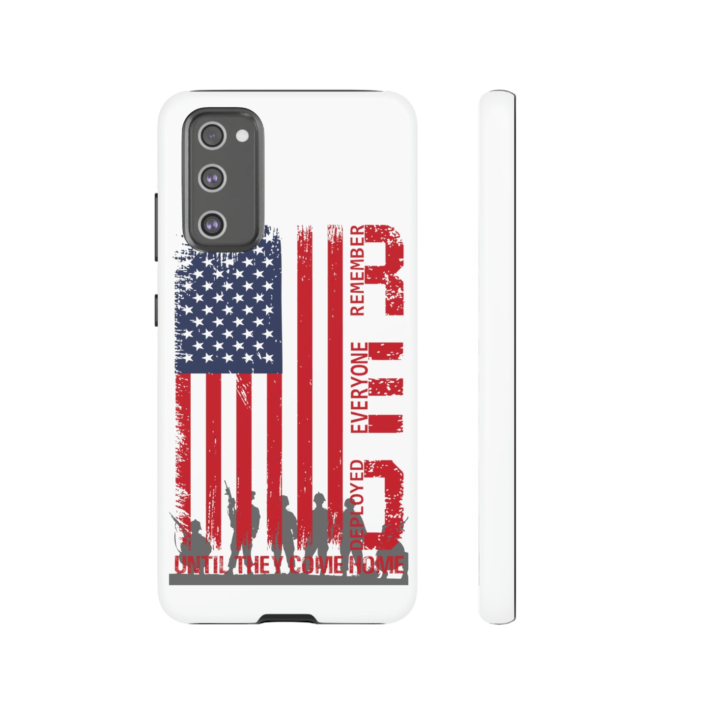 R.E.D. Until They Come Home US Flag Military -Tough Phone Cases