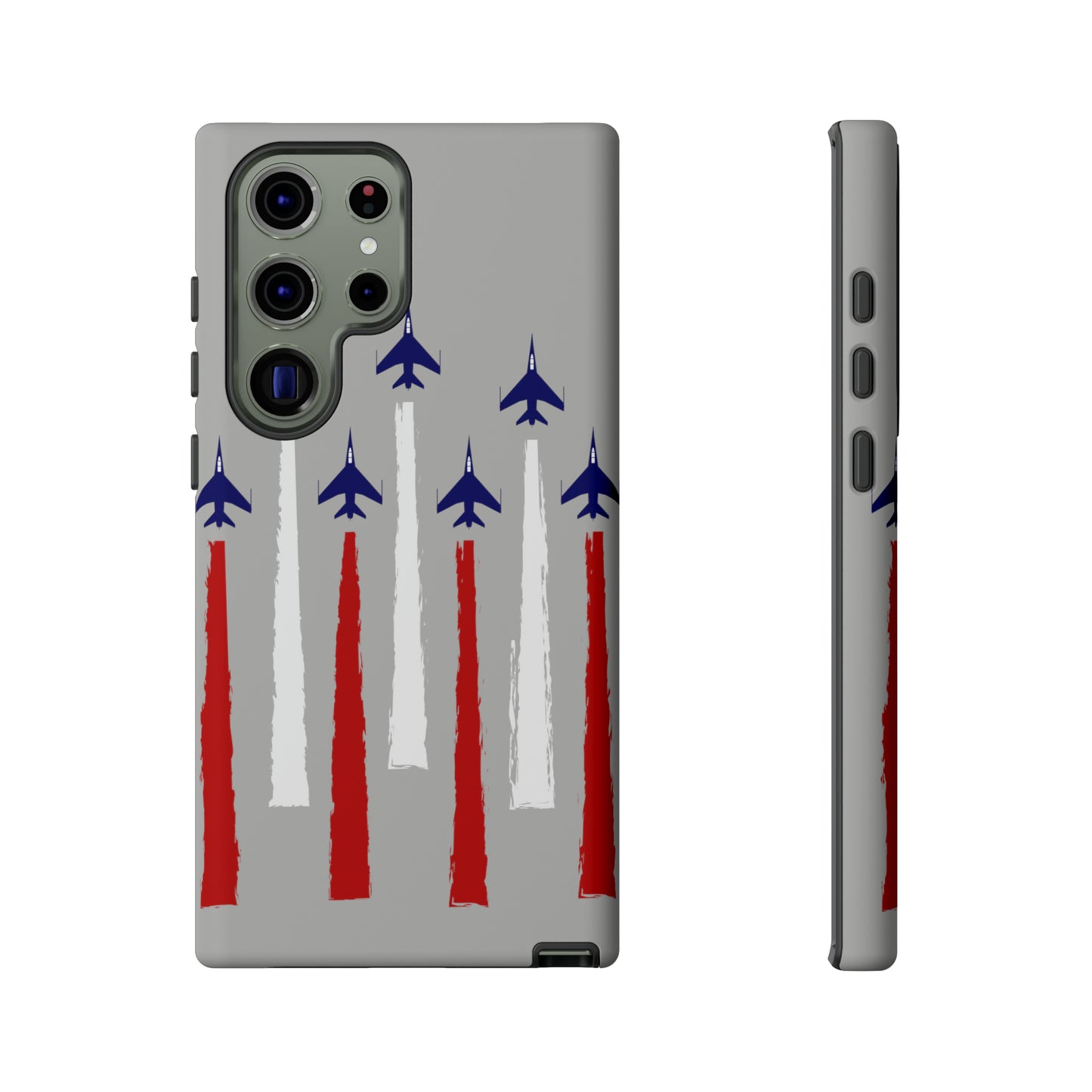 Red, White, & Blue US Jets Tough Phone Cases