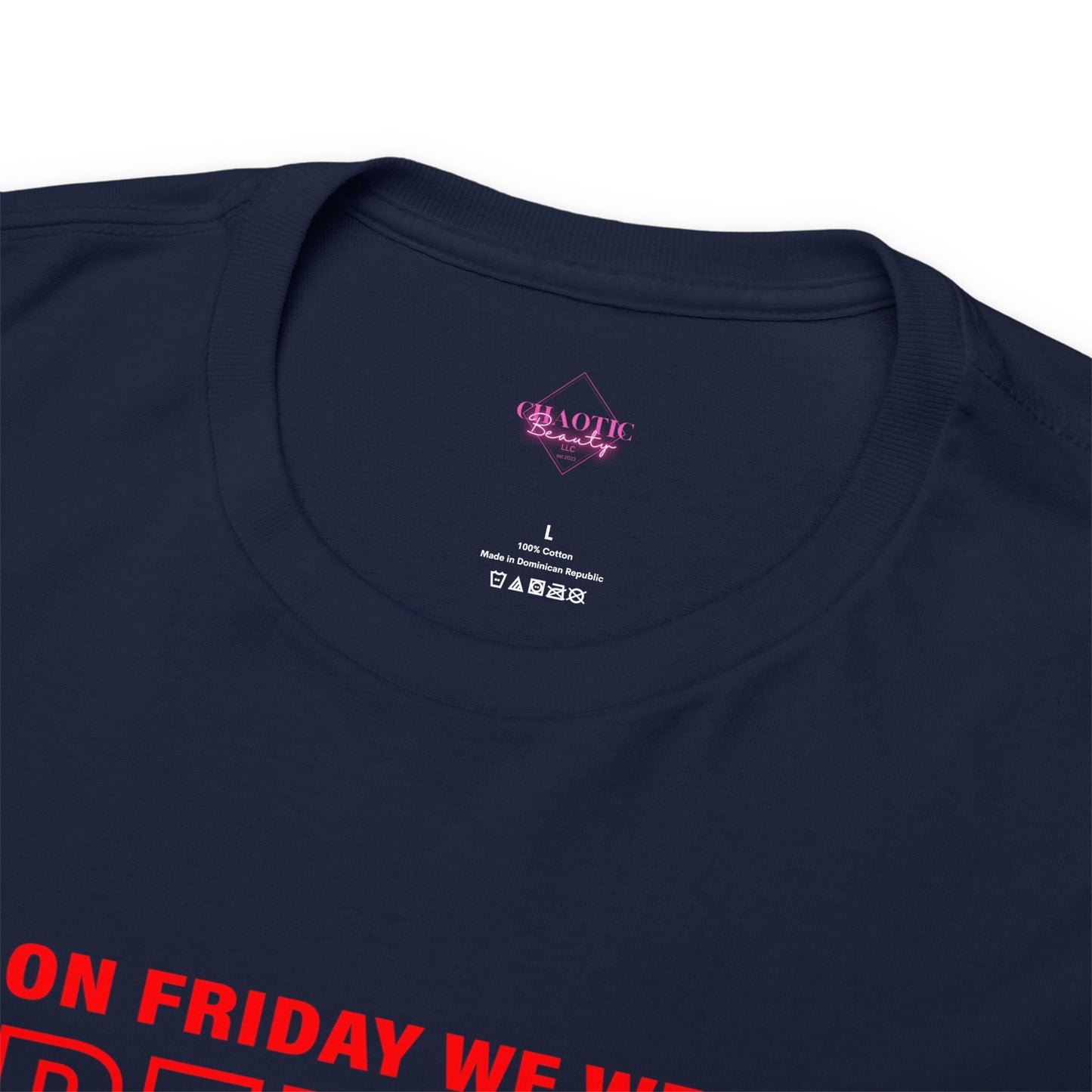 I Wear R.E.D. on Fridays Unisex Heavy Cotton Tee