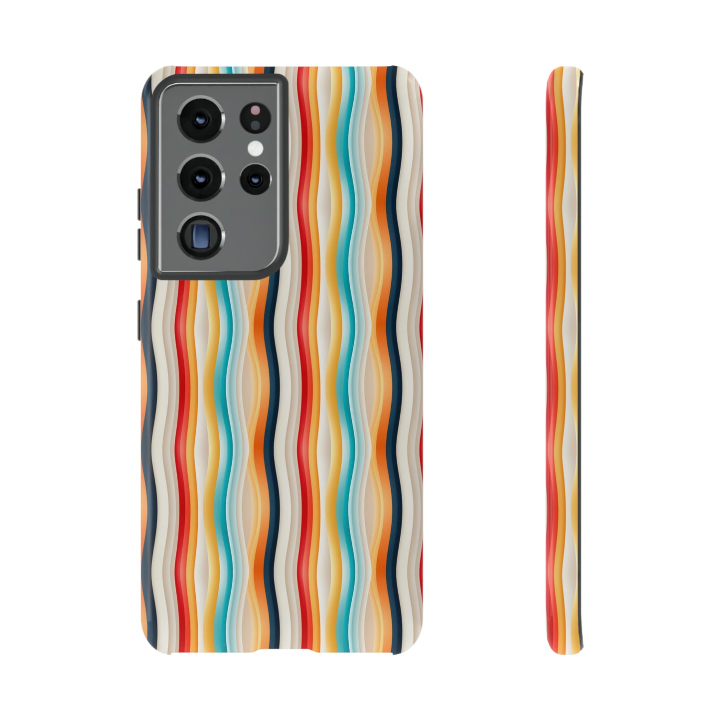 Color Wave Fusion Tough Phone Cases