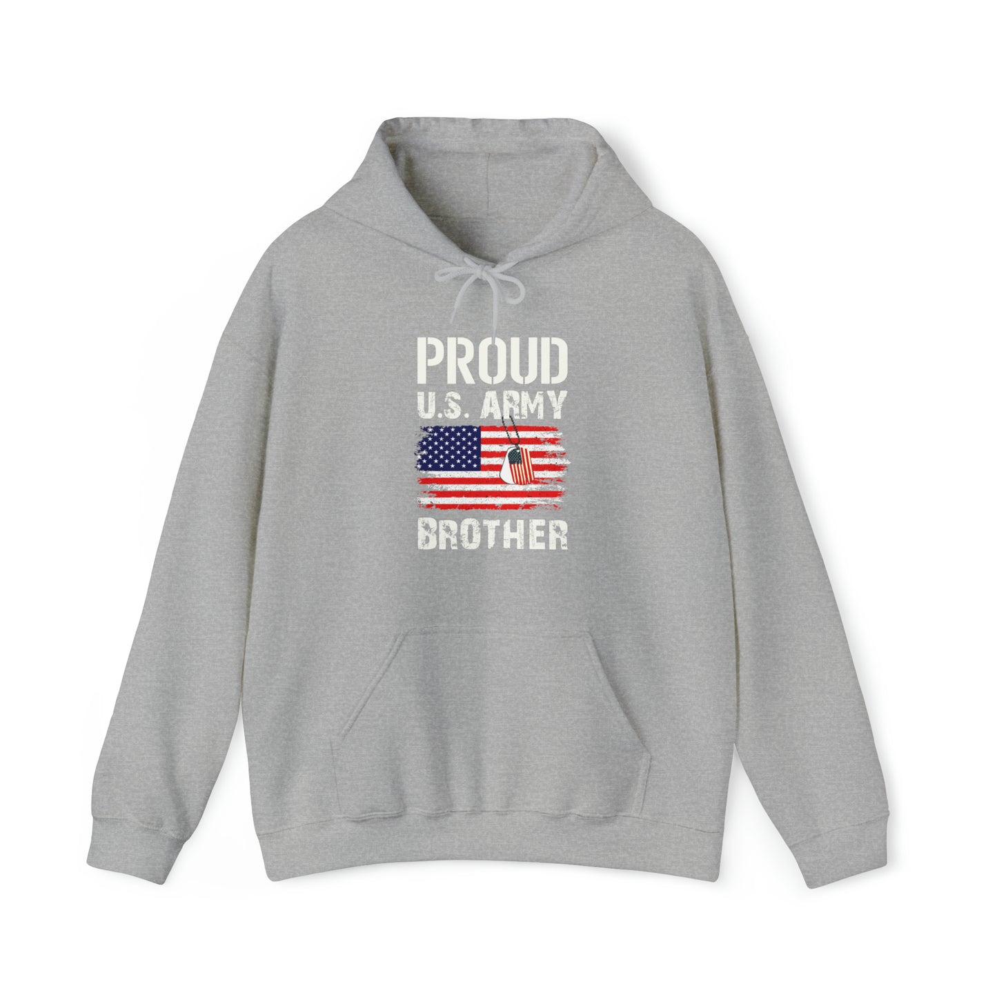 Proud US Army Brother Unisex Heavy Blend™ Hooded Sweatshirt