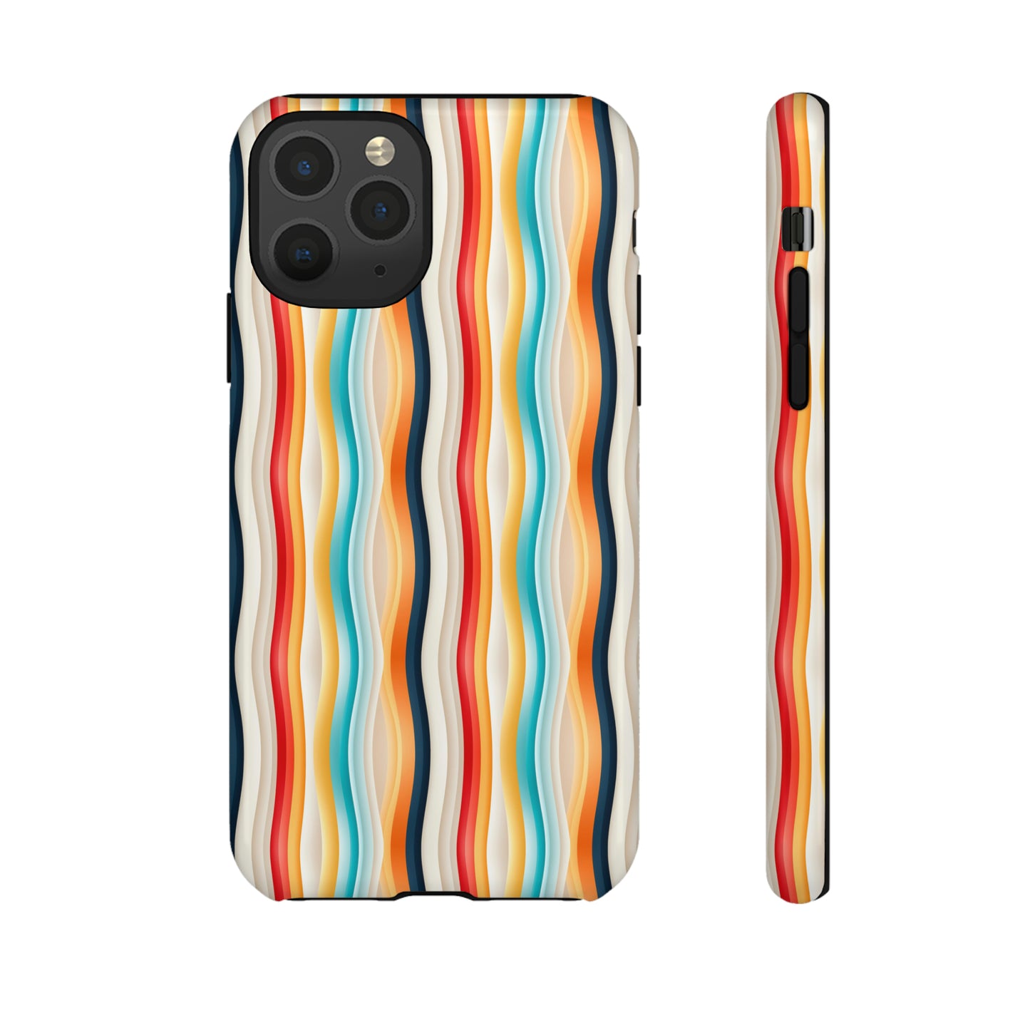Color Wave Fusion Tough Phone Cases