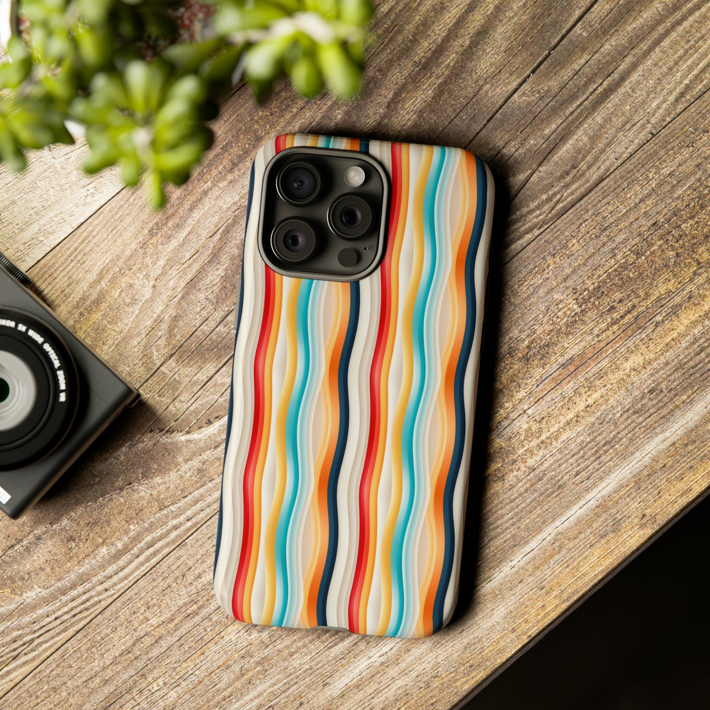 Color Wave Fusion Tough Phone Cases