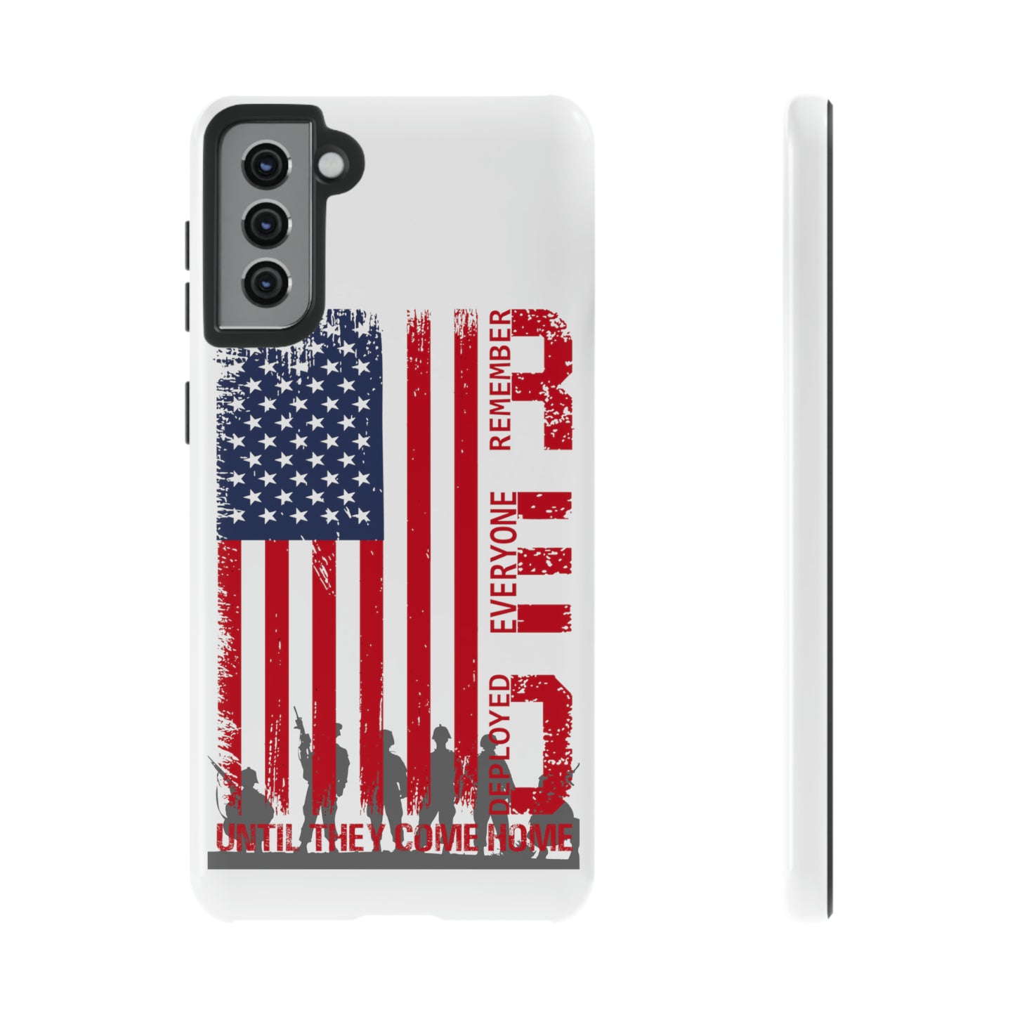 R.E.D. Until They Come Home US Flag Military -Tough Phone Cases
