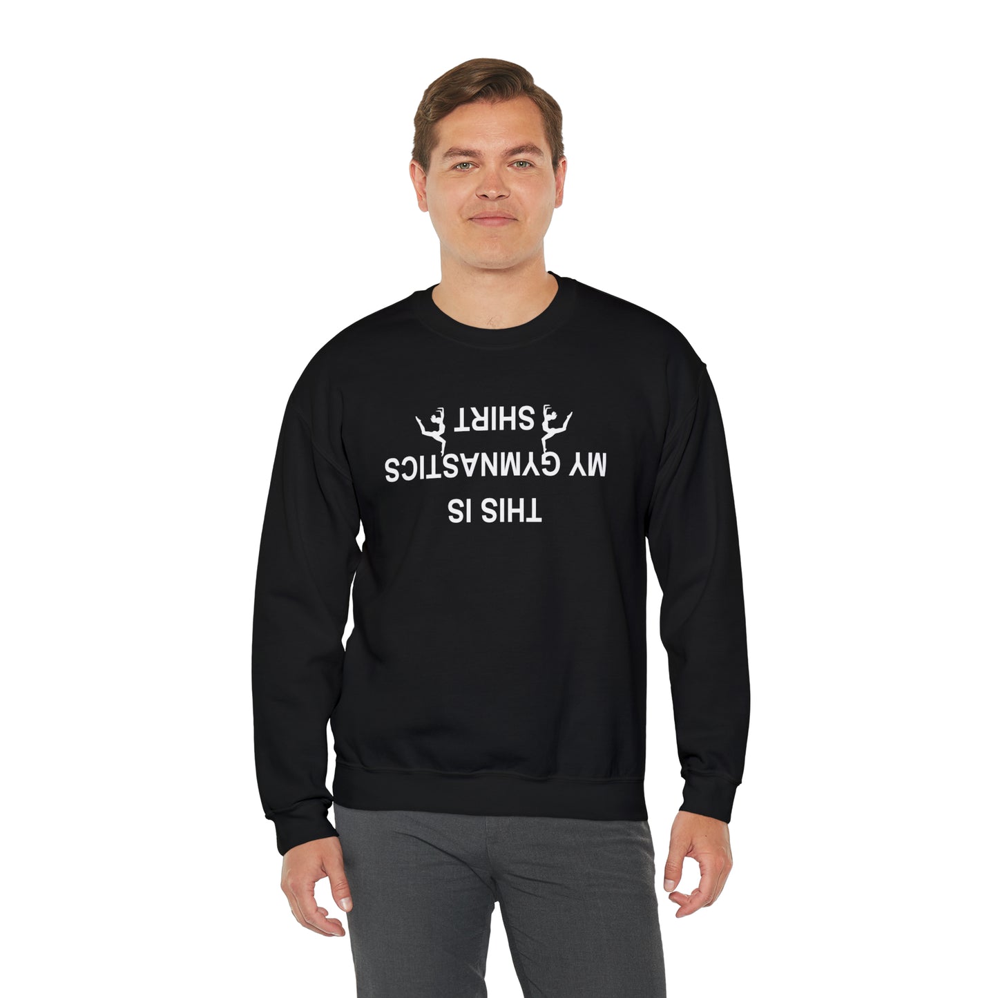 This is My Gymnastics Shirt (upside down) Unisex Heavy Blend™ Crewneck Sweatshirt