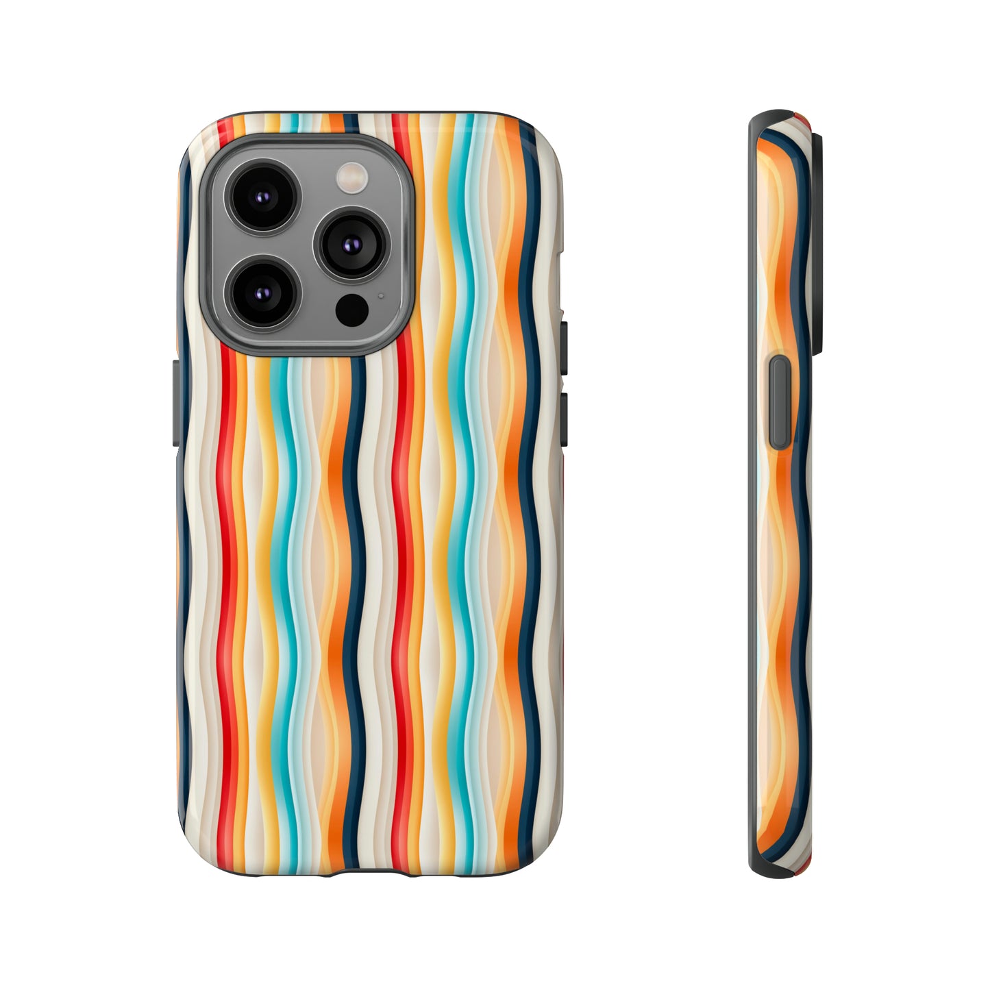 Color Wave Fusion Tough Phone Cases