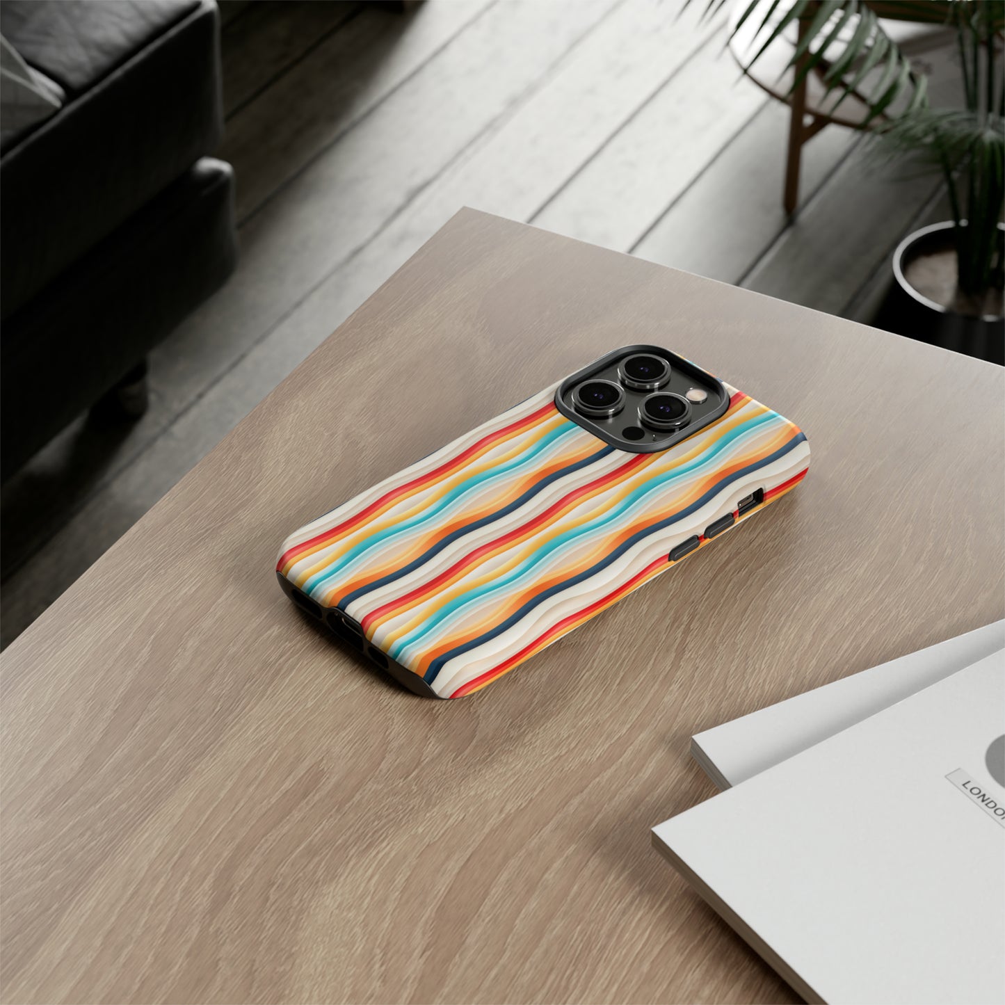 Color Wave Fusion Tough Phone Cases