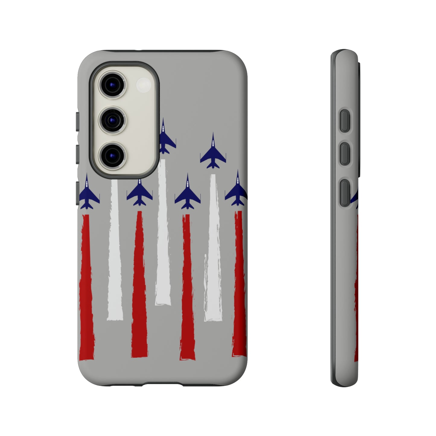 Red, White, & Blue US Jets Tough Phone Cases