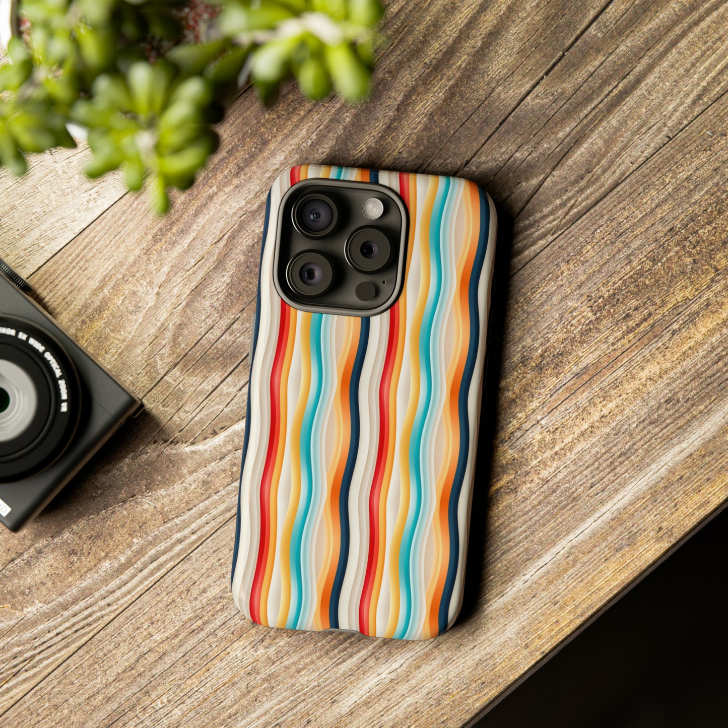 Color Wave Fusion Tough Phone Cases