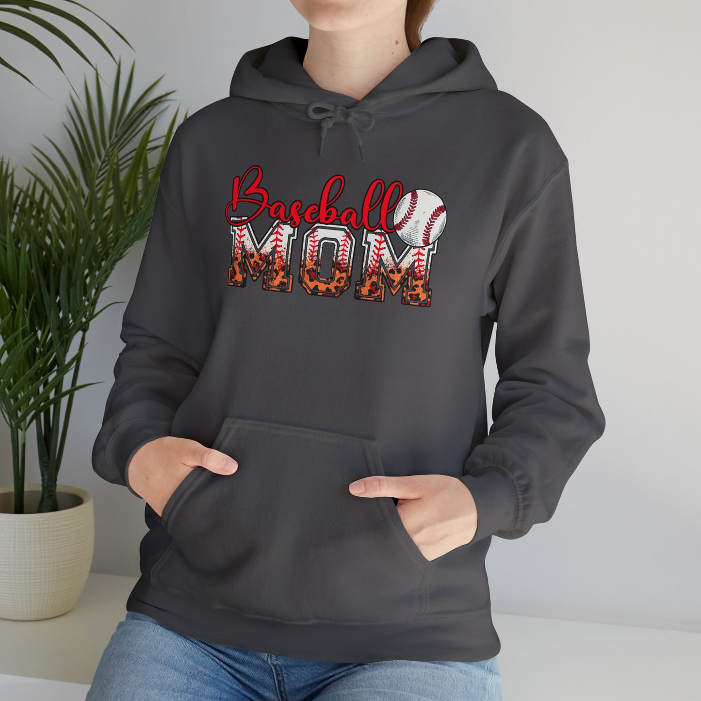 Baseball Mom Unisex Heavy Blend™ Hooded Sweatshirt