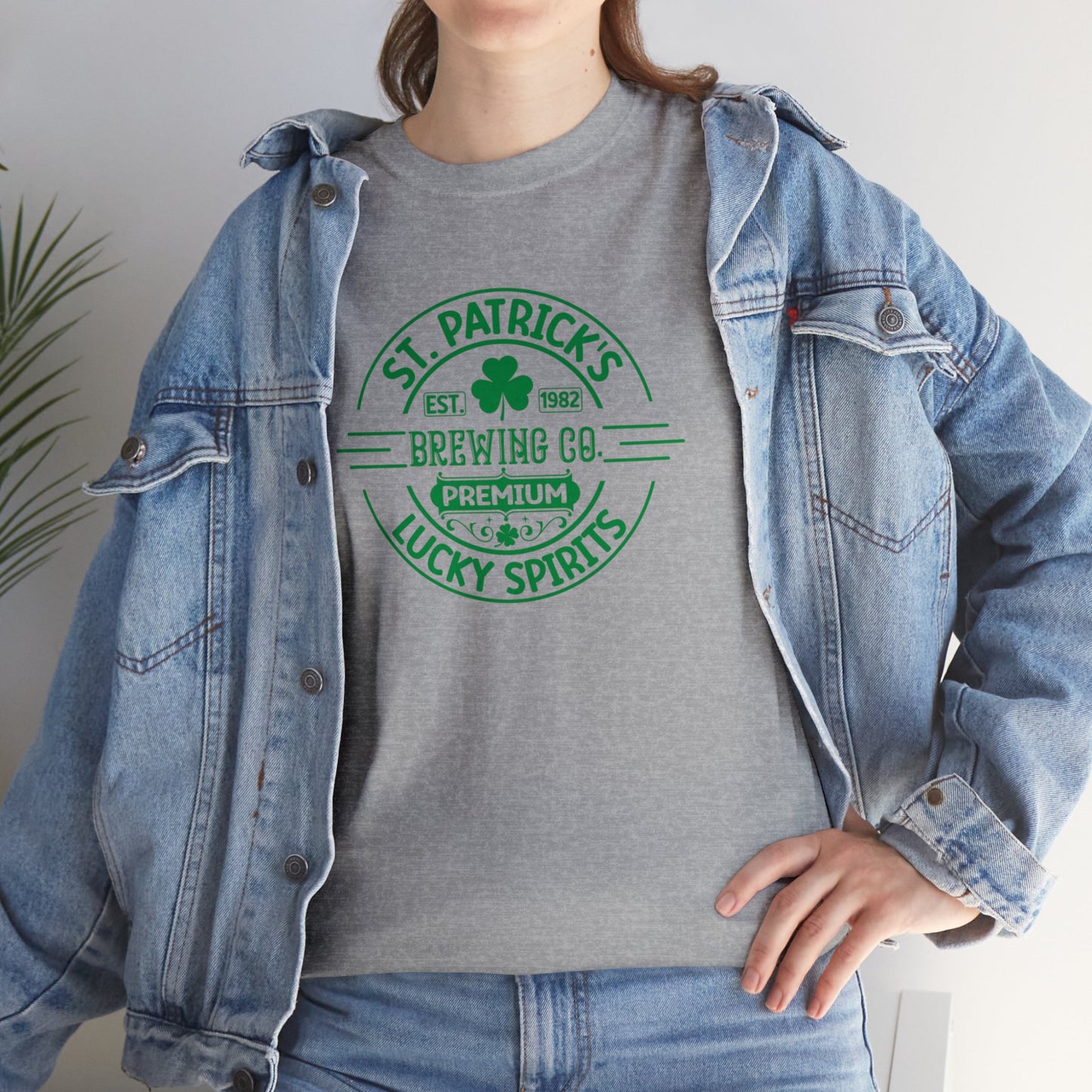 St. Patrick's Brewing Co. Style 3 Unisex Heavy Cotton Tee