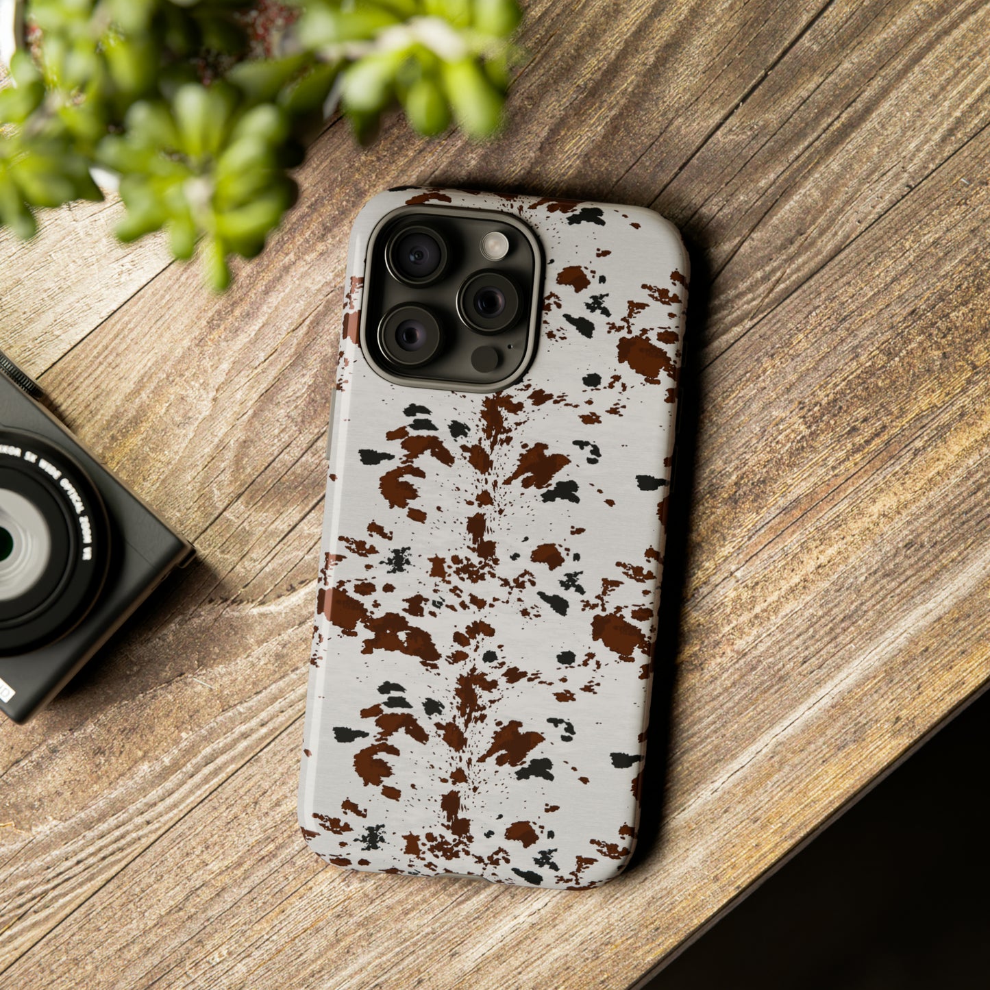 Cowhide Inspired Tough Phone Cases