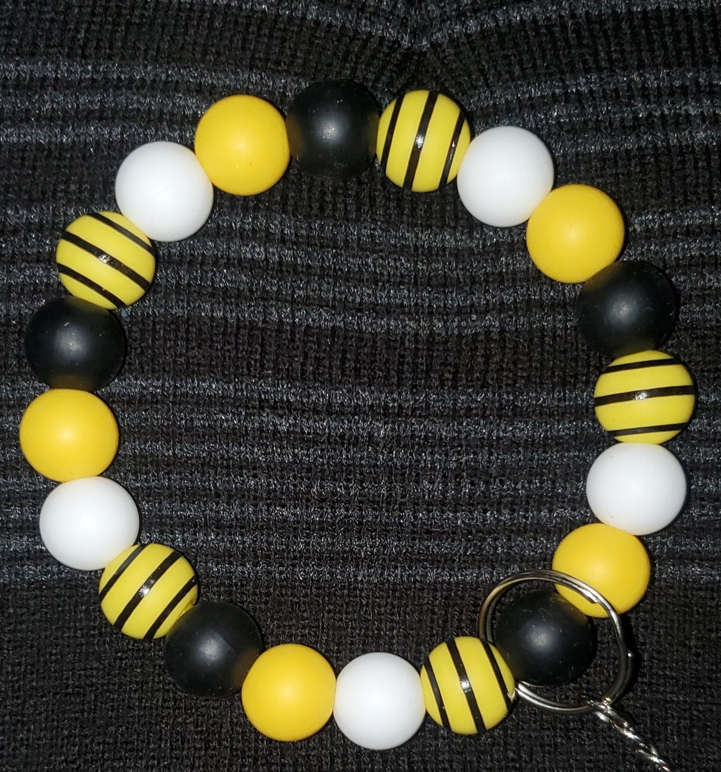 Custom Silicone Beaded Items- WRISTLET KEYCHAINS