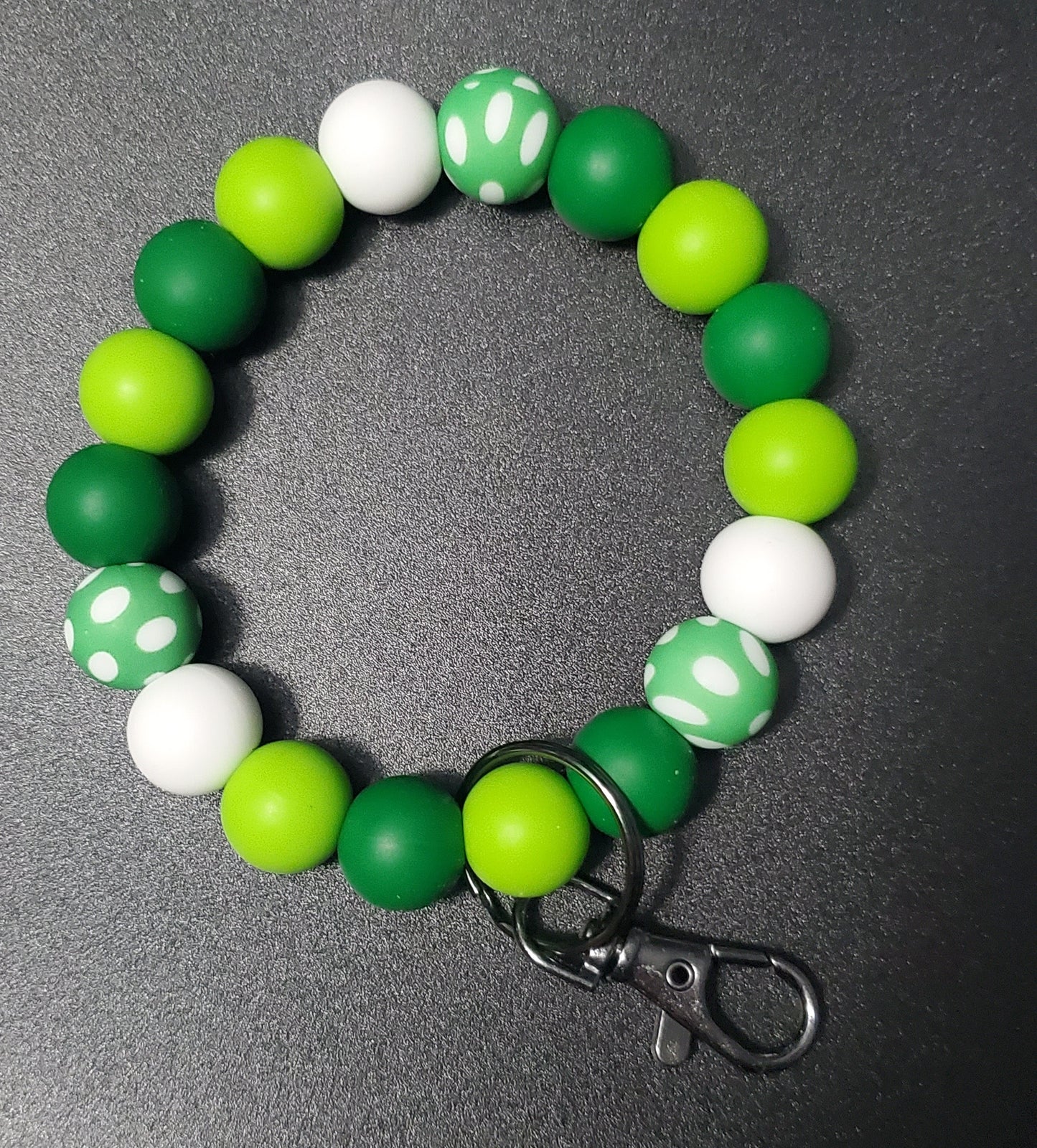 Custom Silicone Beaded Items- WRISTLET KEYCHAINS
