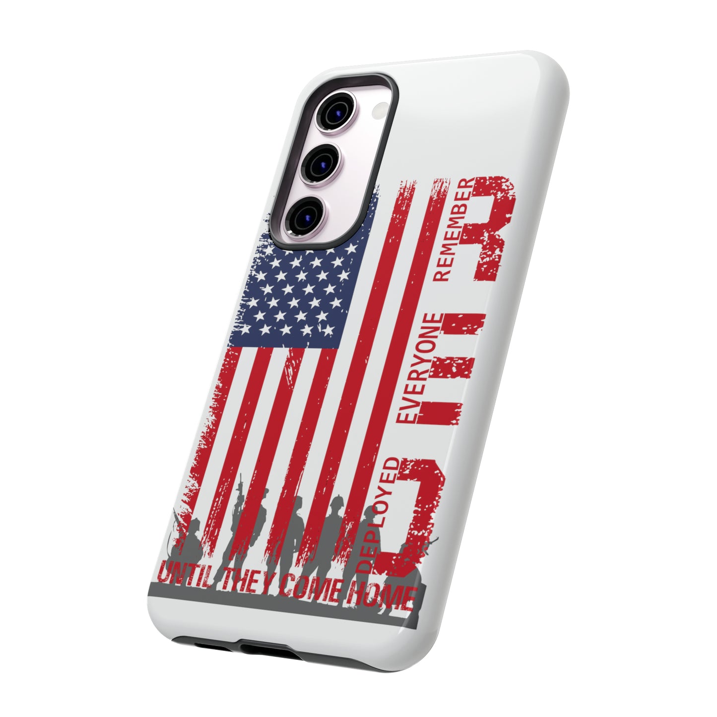 R.E.D. Until They Come Home US Flag Military -Tough Phone Cases