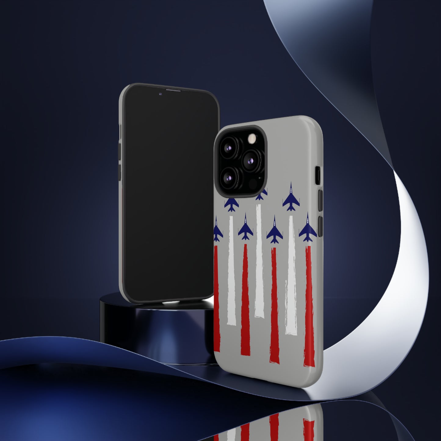 Red, White, & Blue US Jets Tough Phone Cases