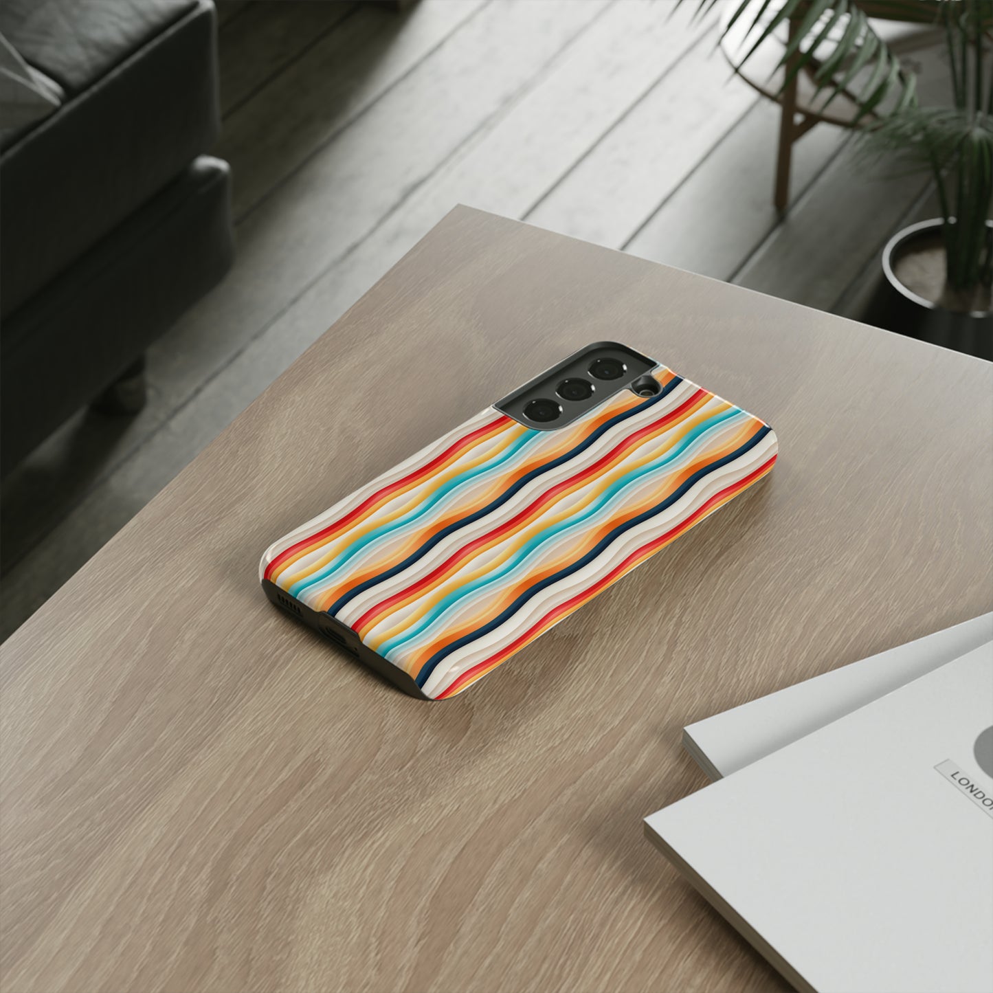 Color Wave Fusion Tough Phone Cases