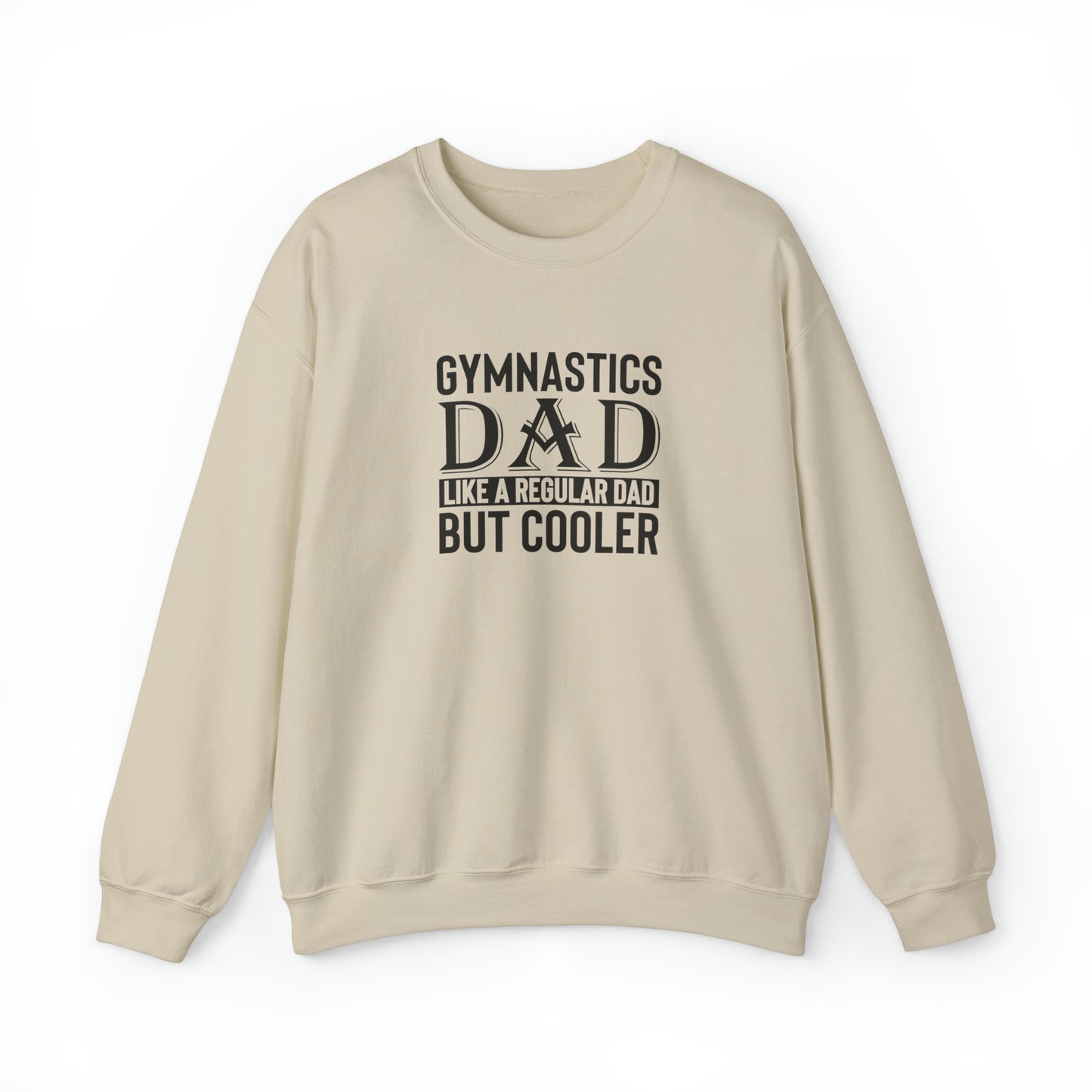 Gymnastics Dad like Regular Dad but Cooler  Unisex Heavy Blend™ Crewneck Sweatshirt